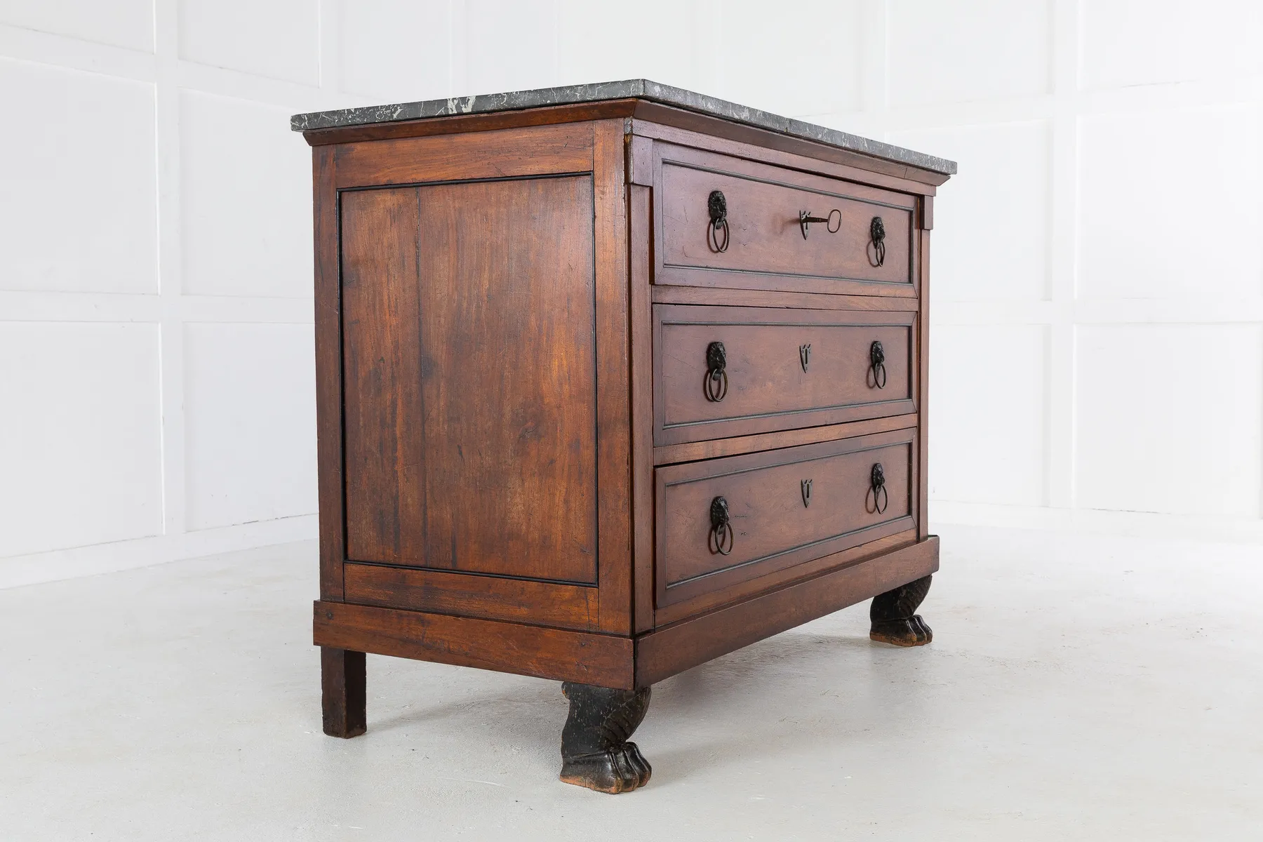 SOLD, 19th Century French Commode with Marble Top