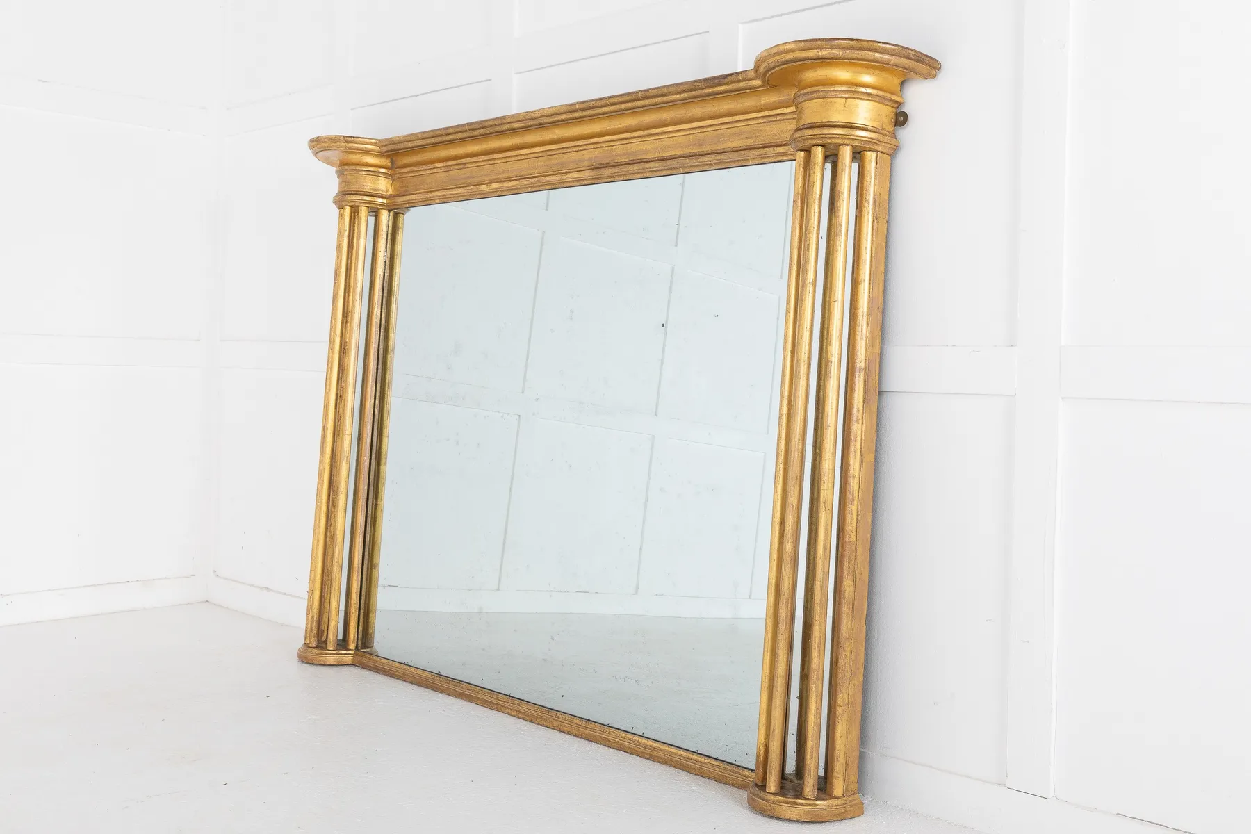 SOLD, 19th Century Regency Giltwood Overmantel Mirror