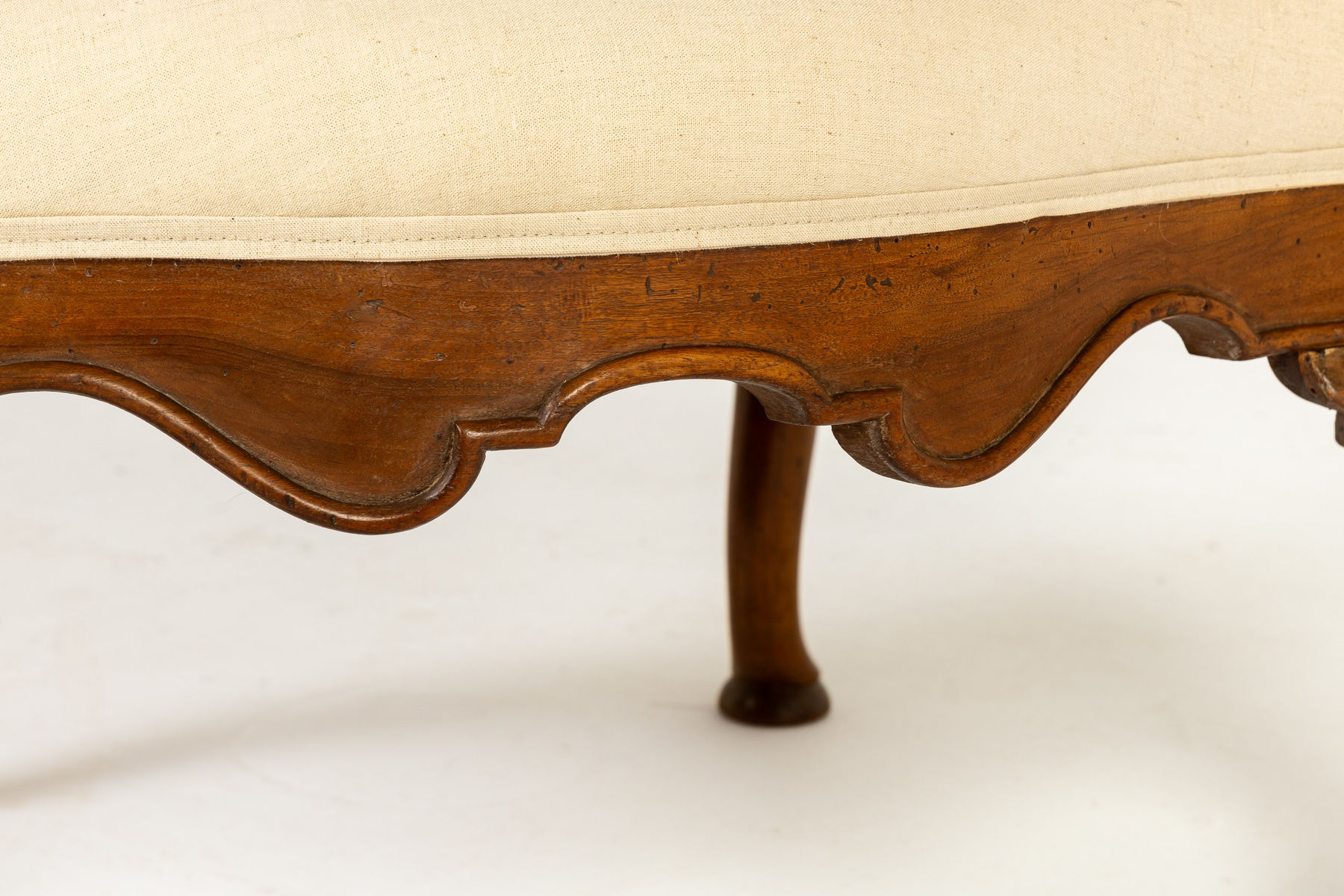 Pair of Large Scale 18th Century French Walnut Library Armchairs