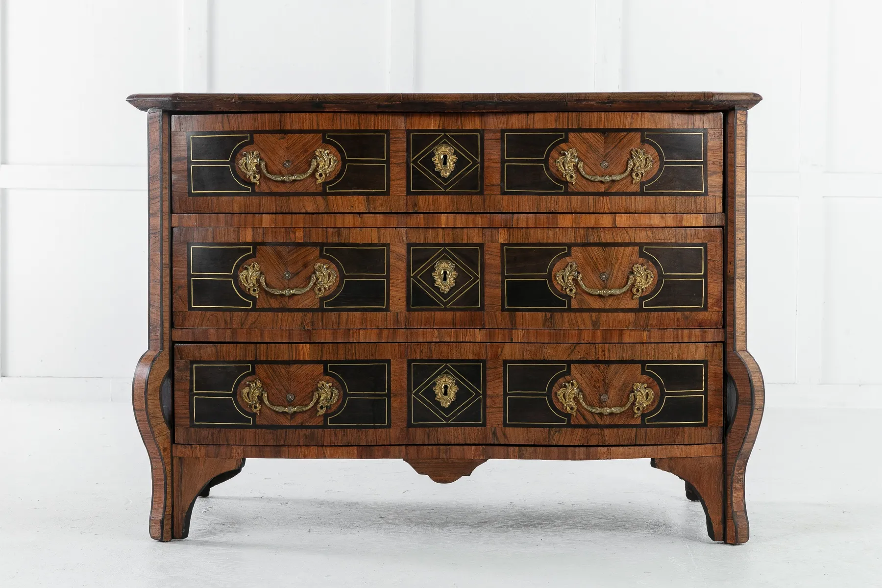SOLD, 18th Century Three Drawer Mazarin Commode