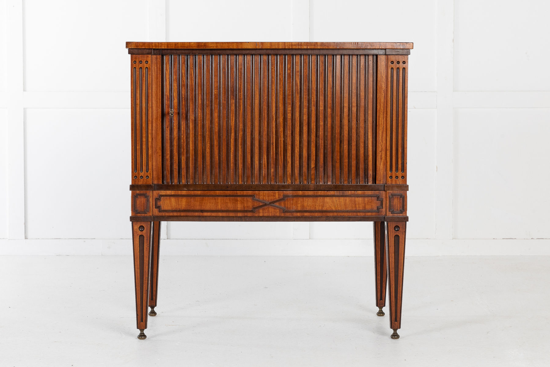 18th Century Dutch Tambour Cabinet