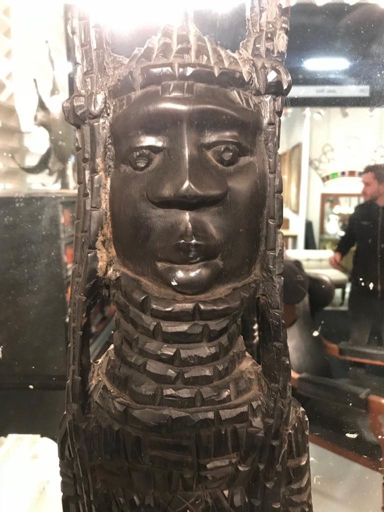 Carved African Head