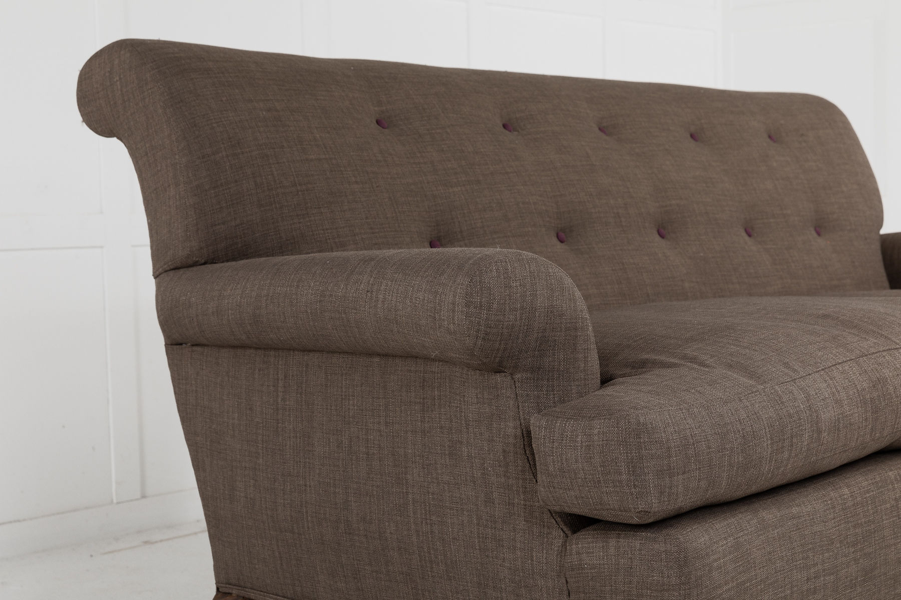 SOLD, Large 1930s English Mahogany Sofa