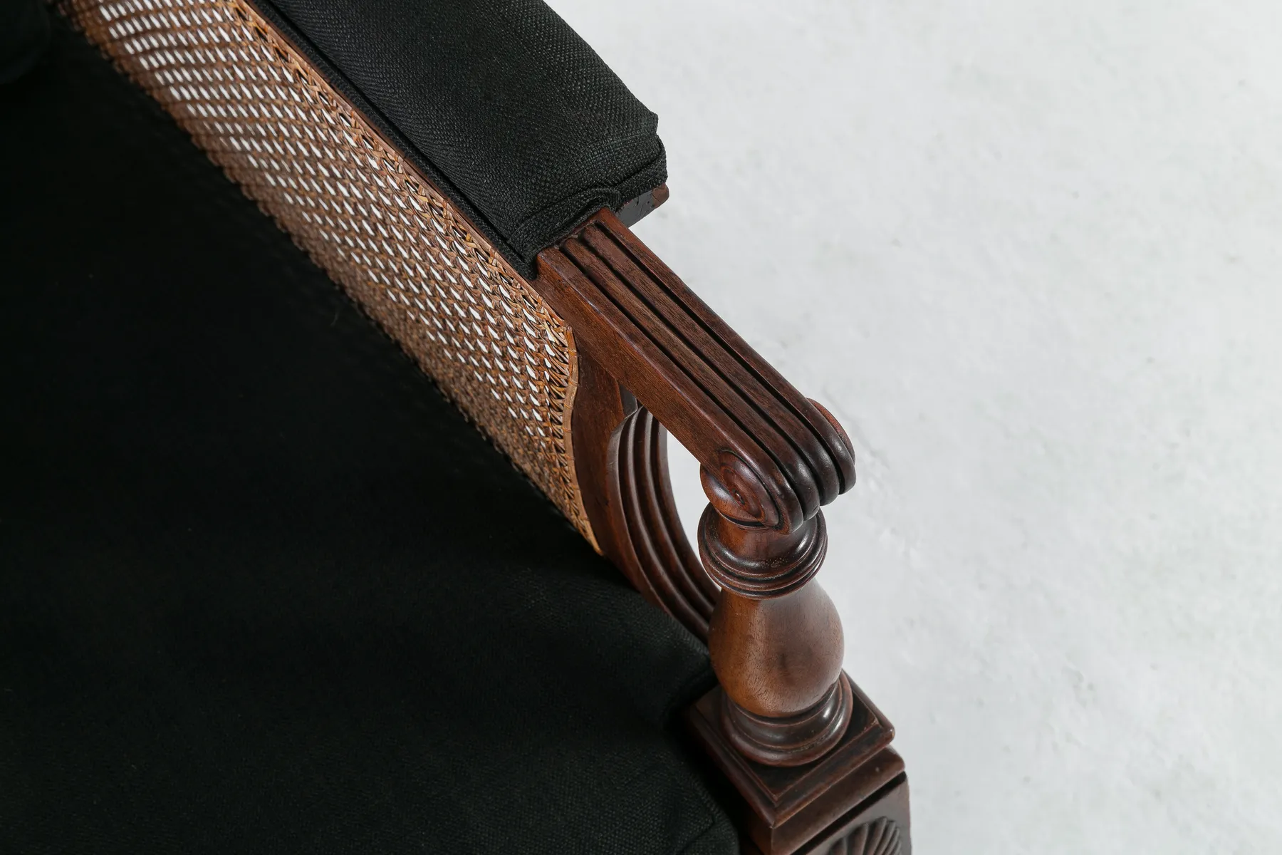 Early 19th Century English Mahogany Library Chair