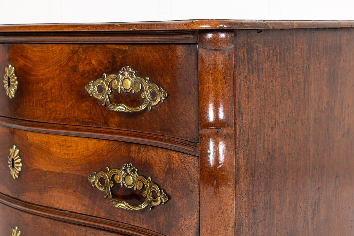 18th Century French Mazarine Walnut Commode