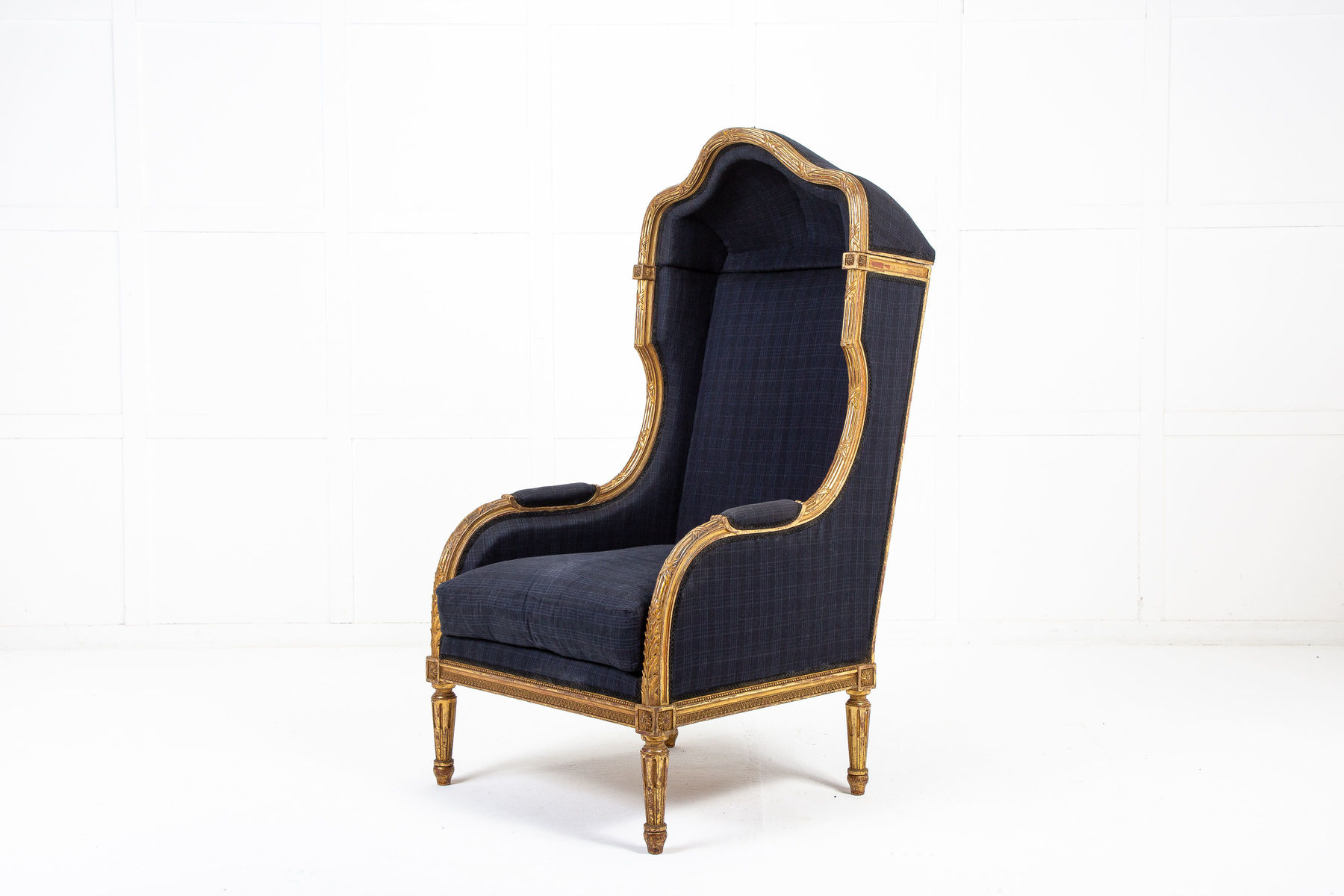 19th Century French Giltwood Porters Chair