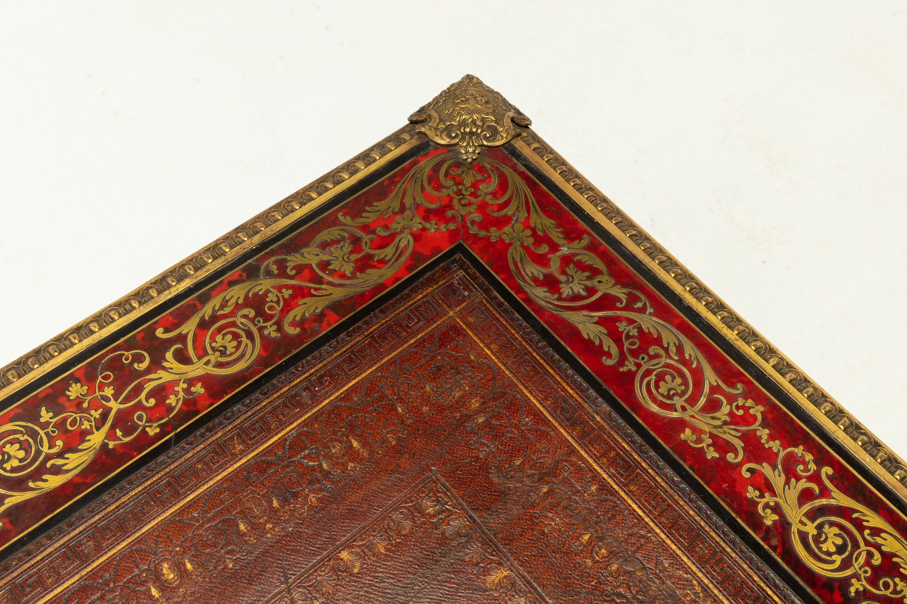 SOLD, 19th Century French Boulle Bureau Plat