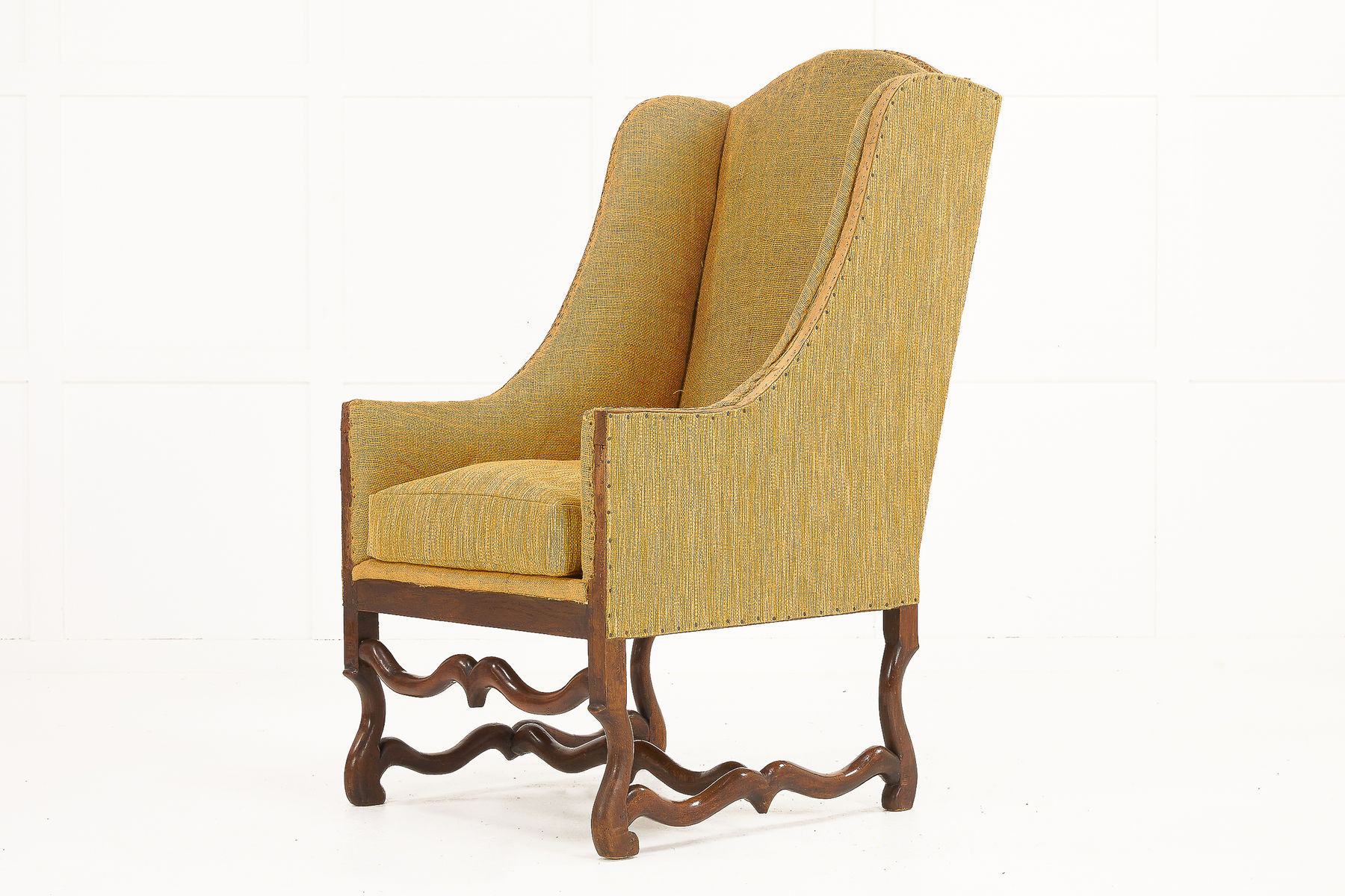 French 19th Century Os De Mouton Armchair