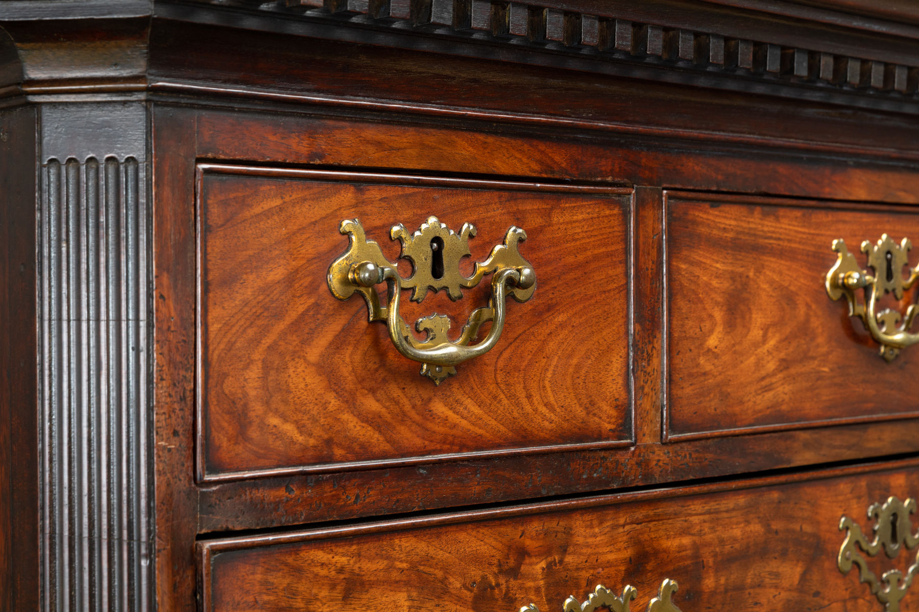 Early 18th Century English Mahogany Chest on Chest