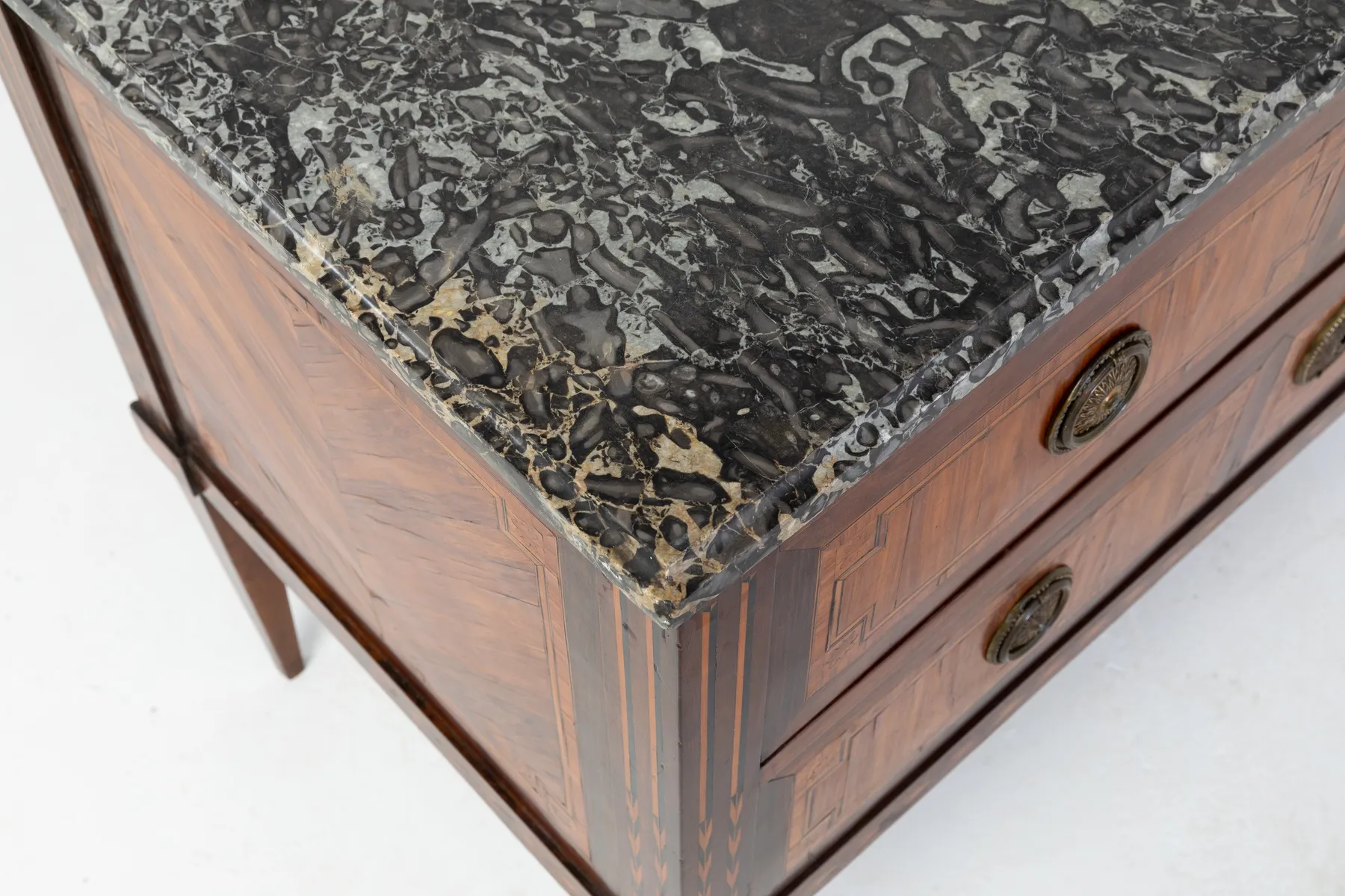 SOLD, 18th Century French Kingwood and Tulip Commode