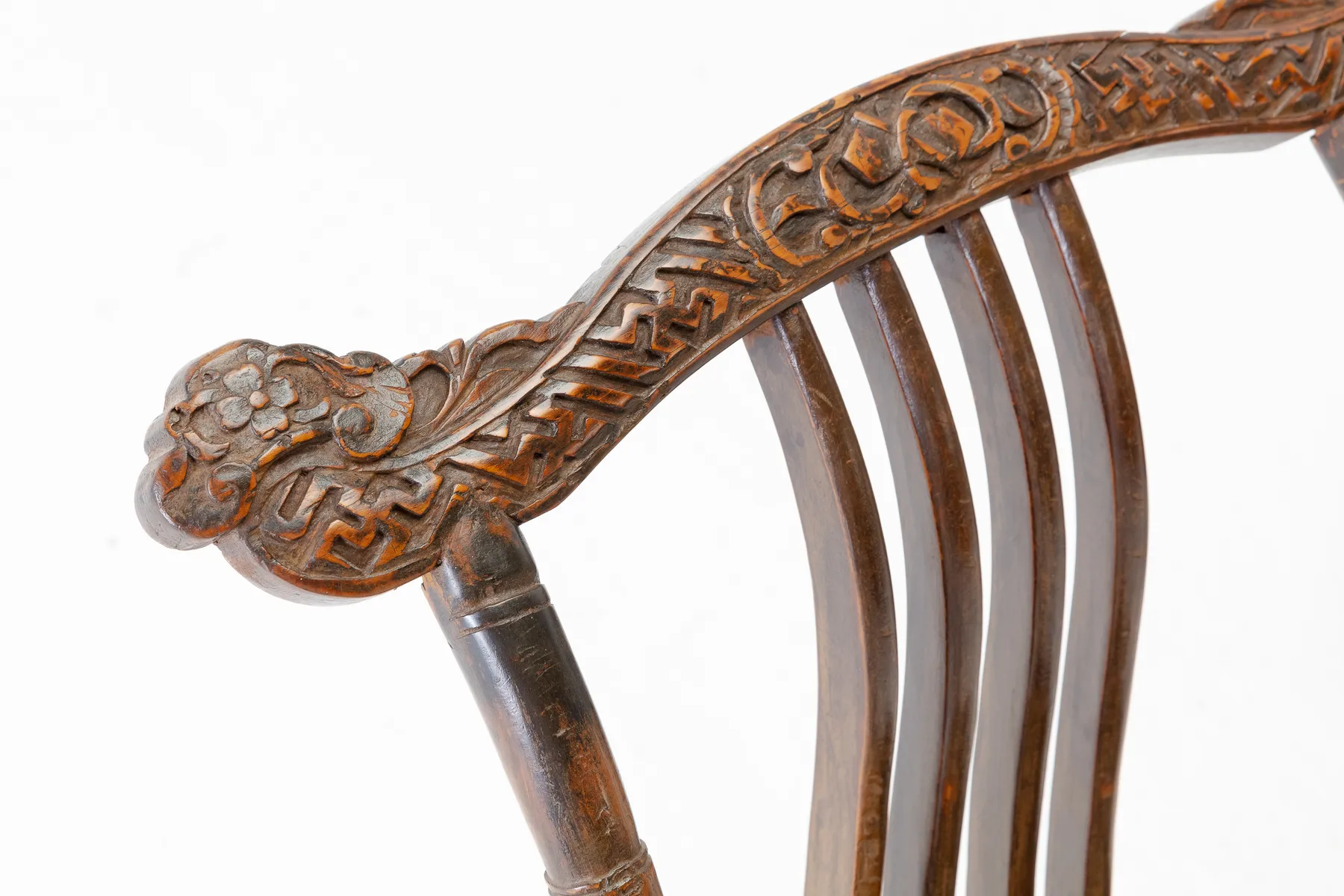 Pair of 19th Century Chinese Stargazing Chairs