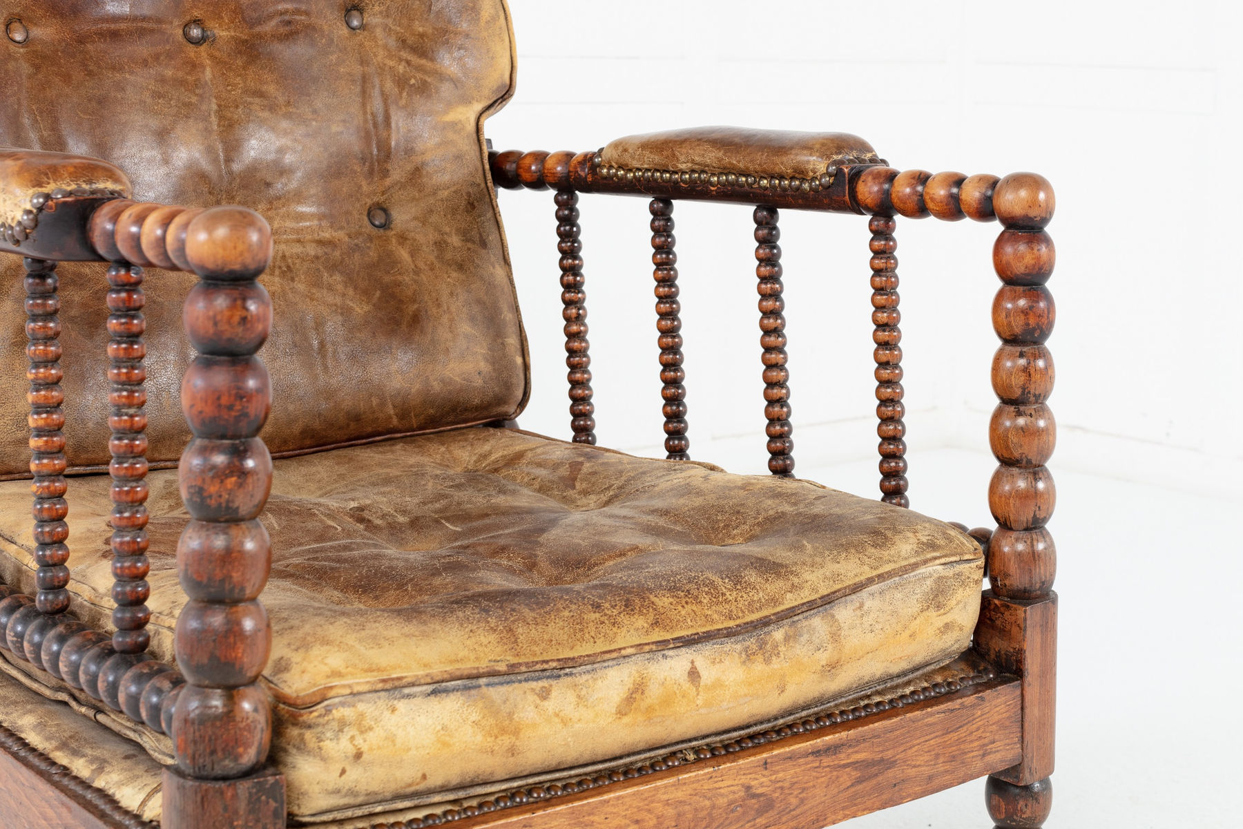 SOLD, 19th Century English Regency Simulated Rosewood Bobbin Chair