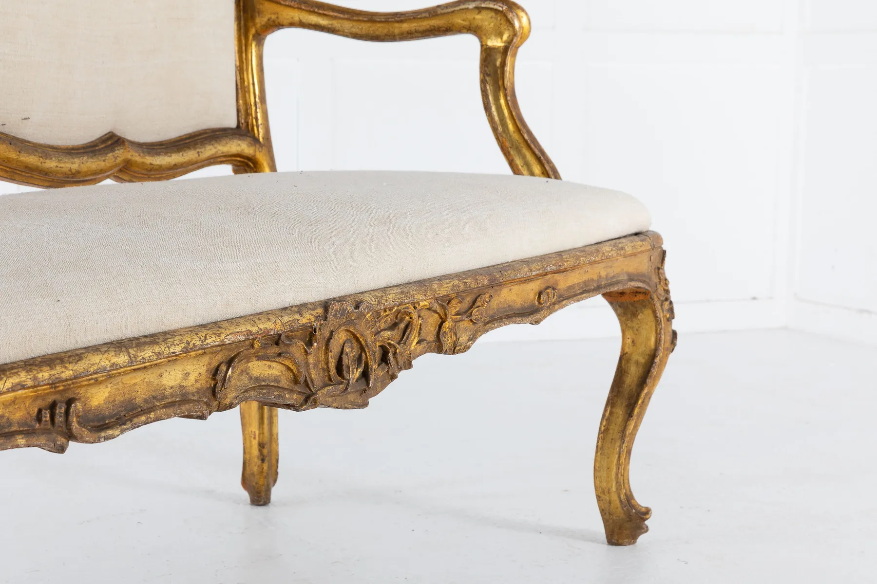 18th Century Italian Gilt Sofa