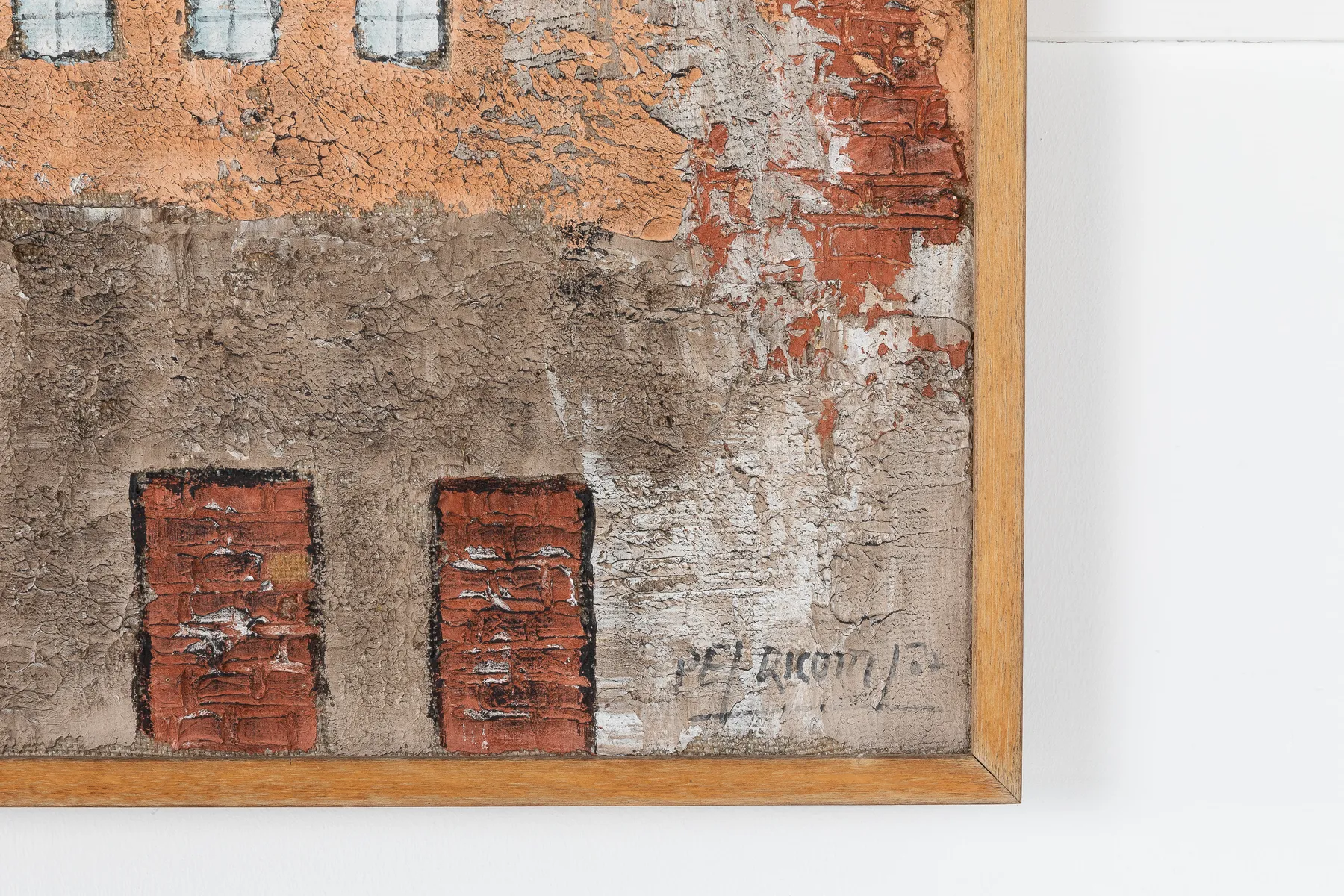 SOLD, 1987 French Oil on Canvas Painting