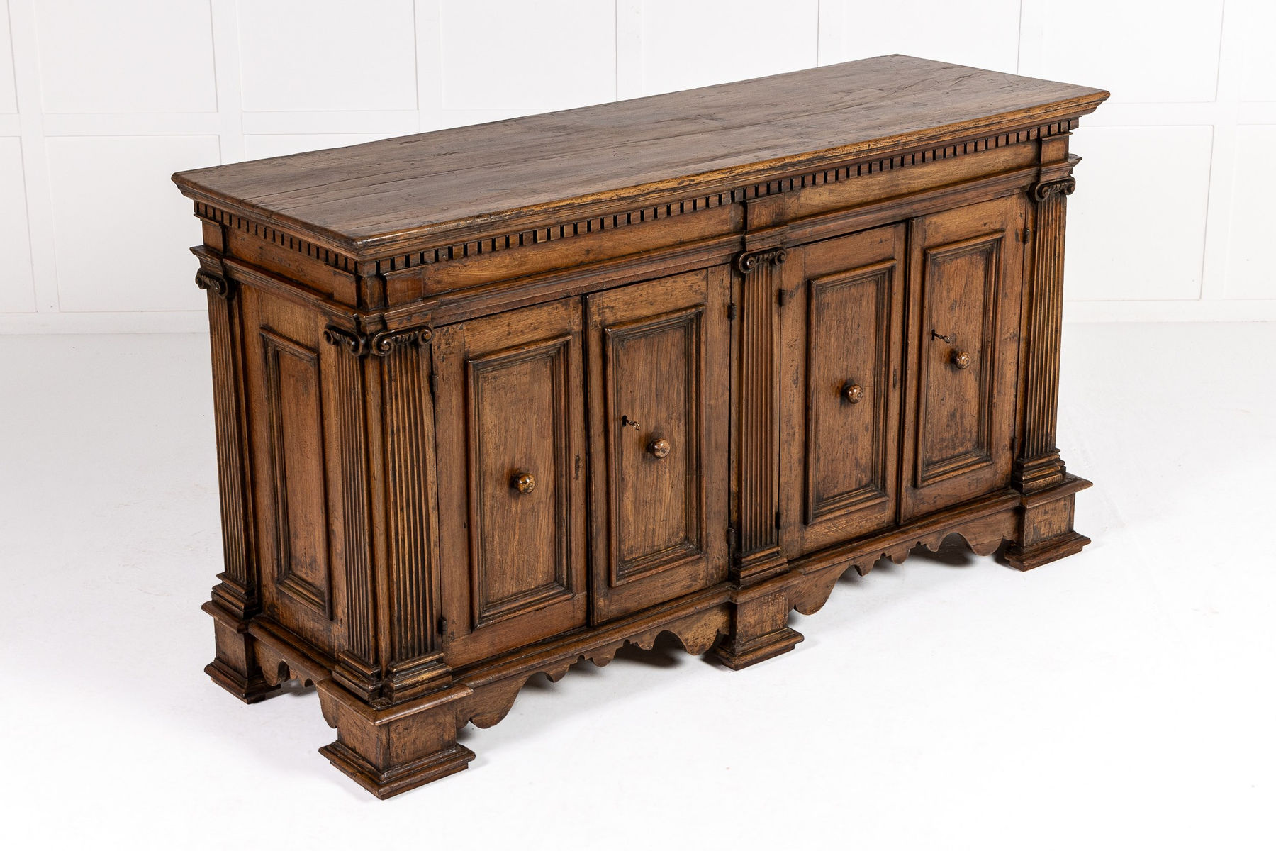18th Century Italian Walnut Sideboard/Cabinet
