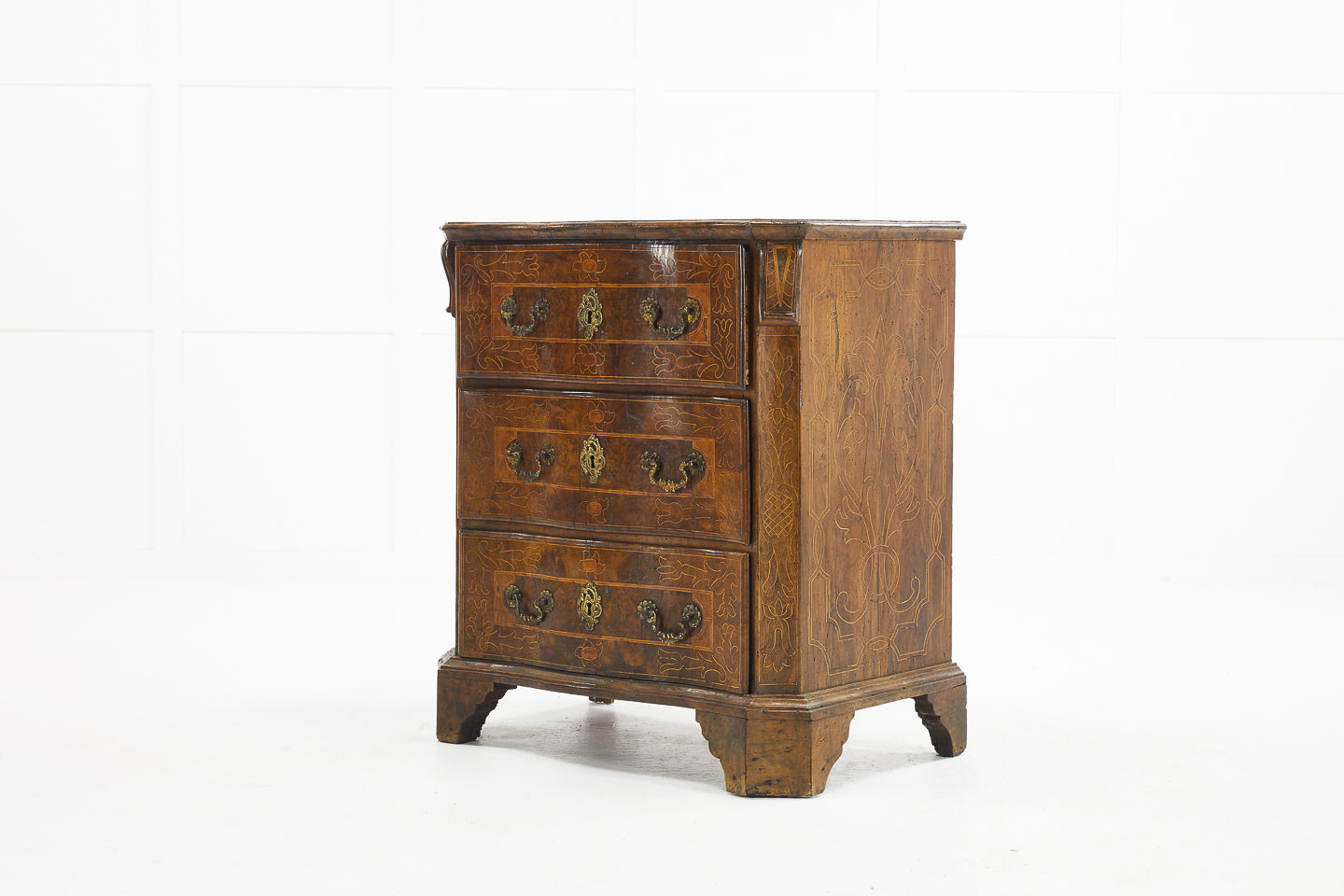 Rare 18th Century Inlaid Spanish Chest of Drawers