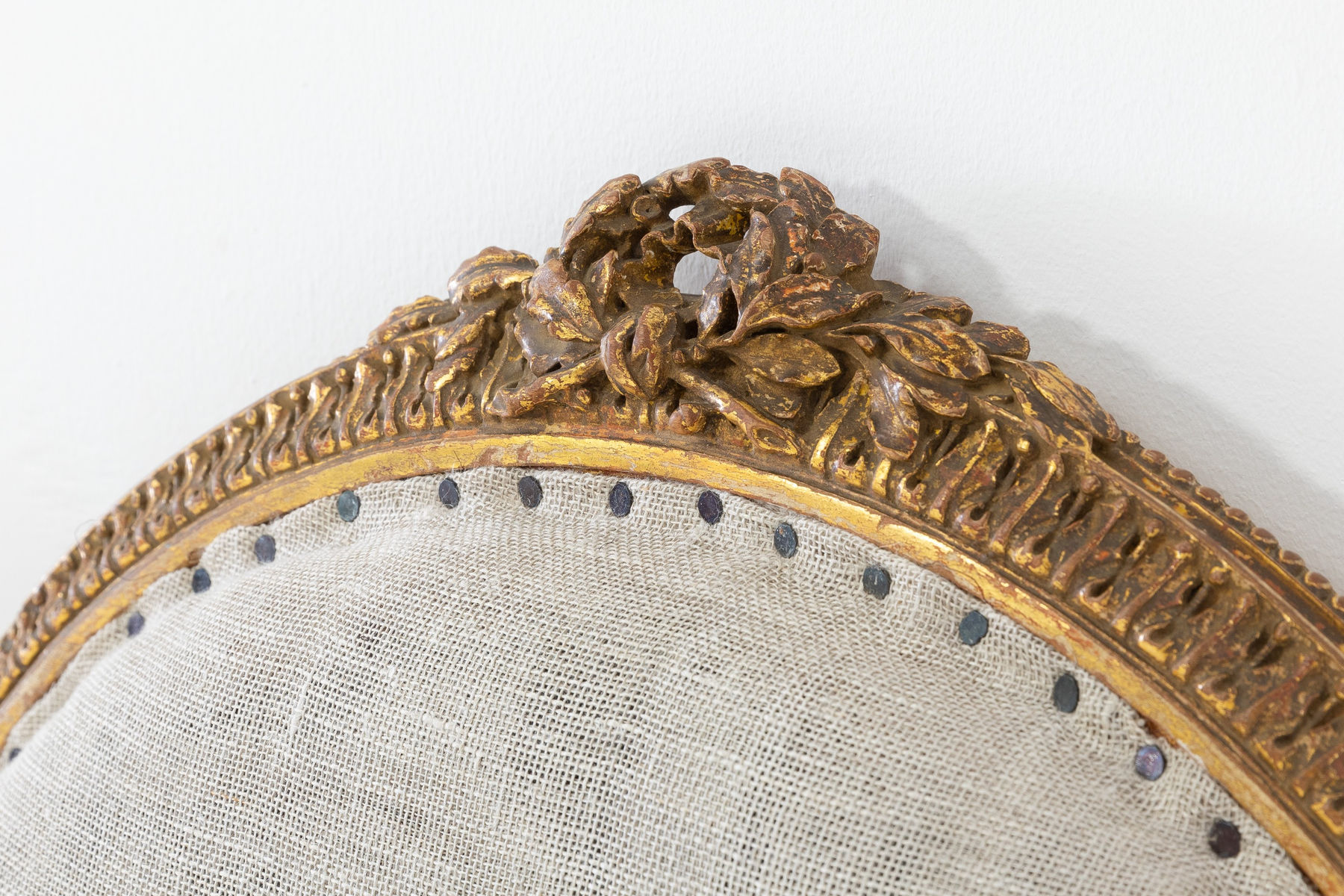 Pair of 1920s French Gilt Carved Wood Armchairs