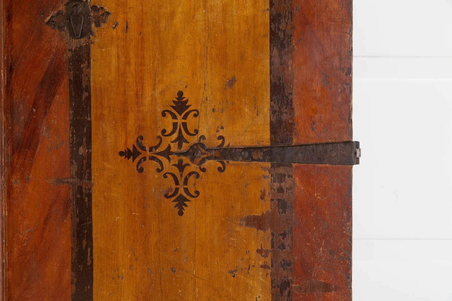 SOLD, 18th Century Spanish Painted Cabinet