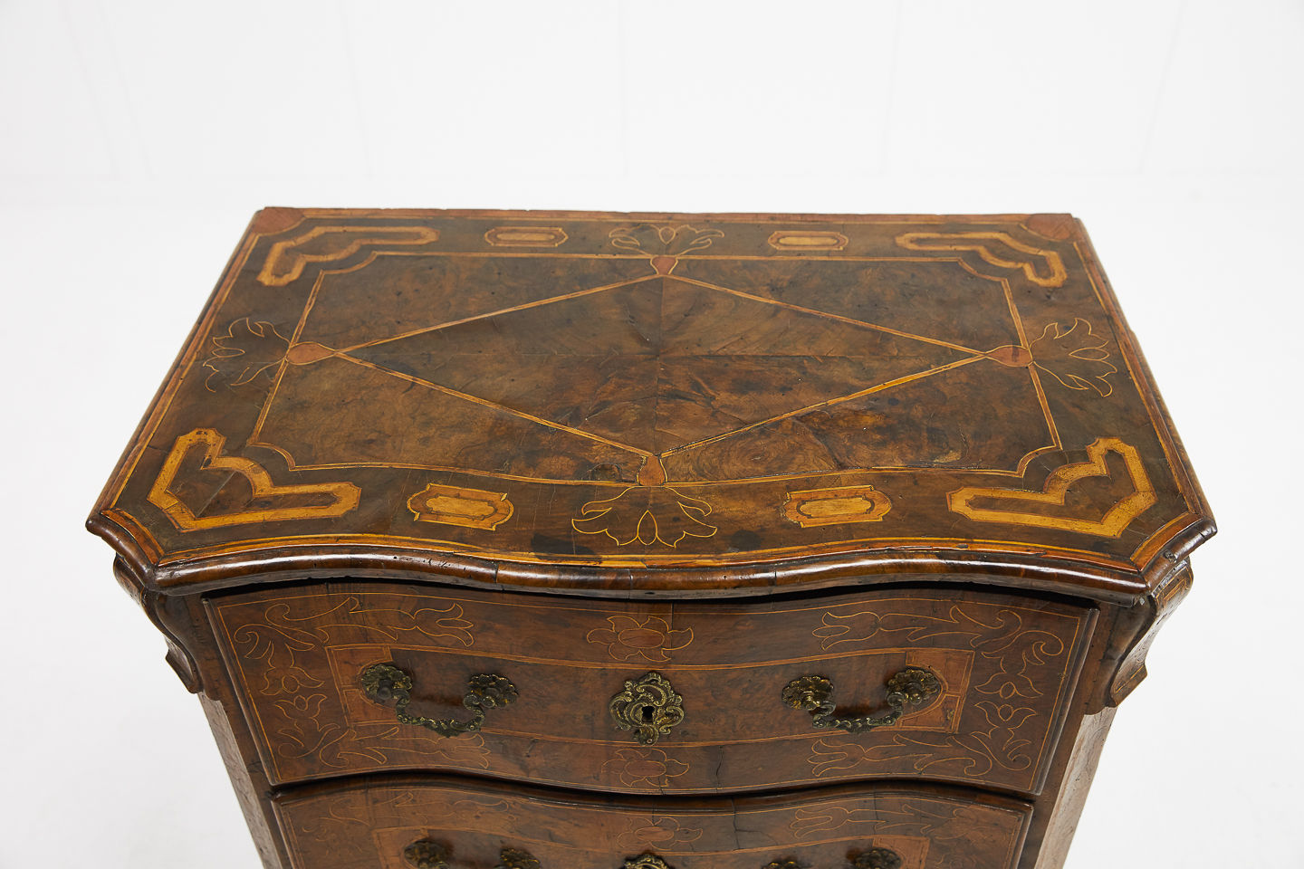 Rare 18th Century Inlaid Spanish Chest of Drawers