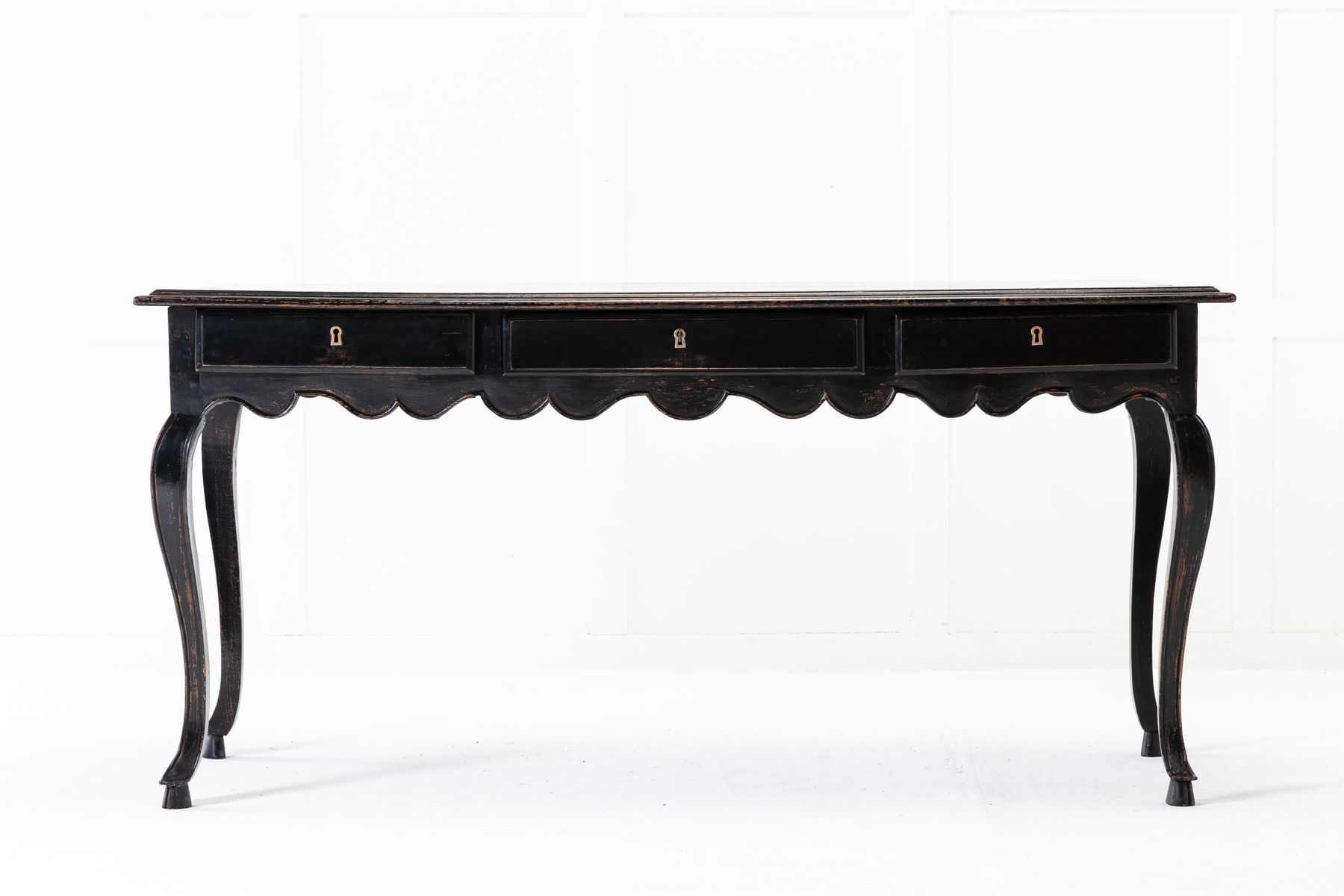 18th Century French Ebonised Bureau Plat