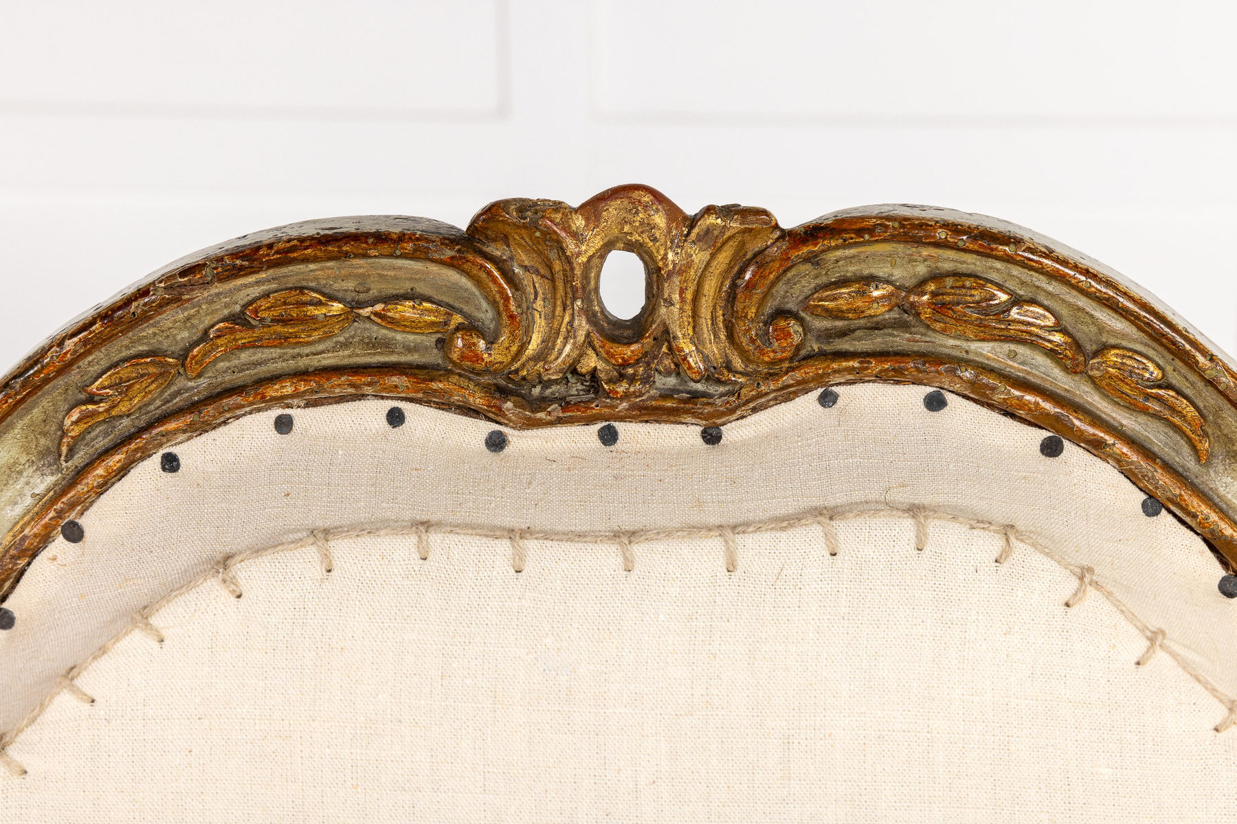 Large Pair of 18th Century Italian Painted Armchairs