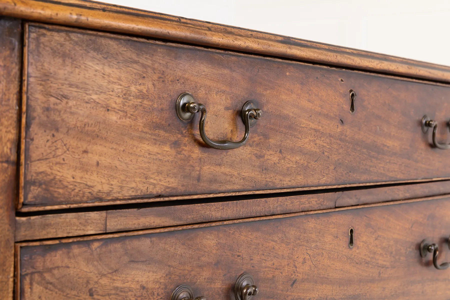 SOLD, 18th Century English Mahogany Chest of Drawers