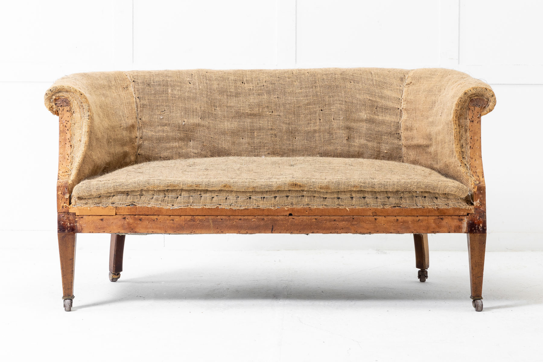 Small 19th Century English Mahogany Sofa
