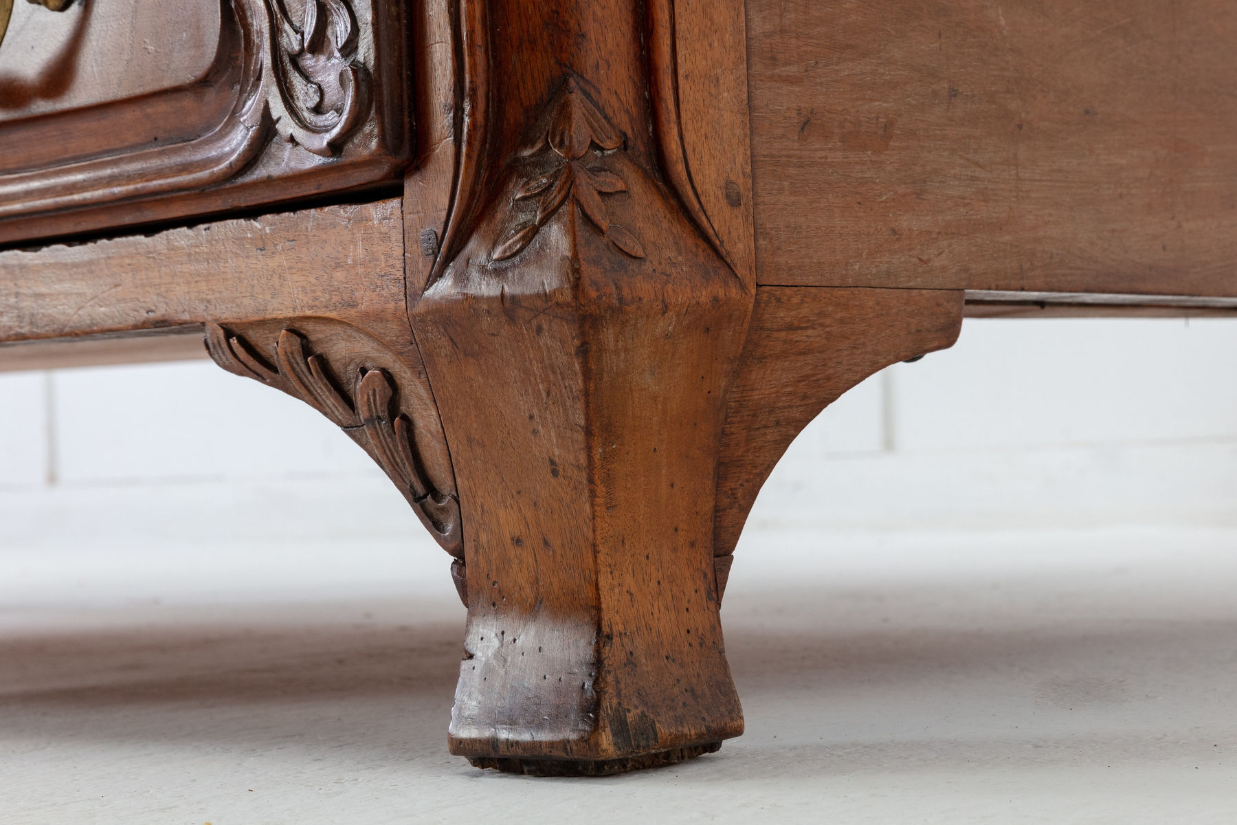 SOLD, 18th Century Regency Lyonaise Commode Galbée