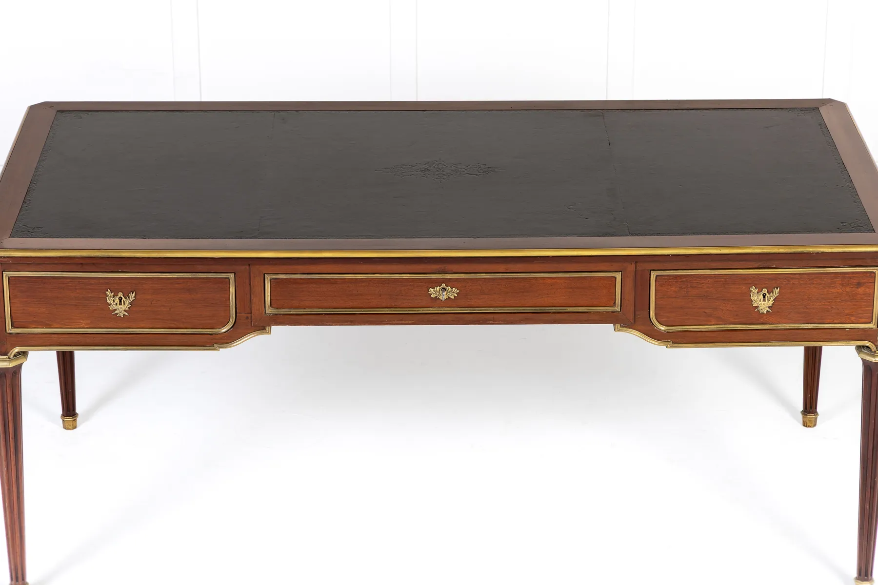 Large Mid Century French Bureau Plat