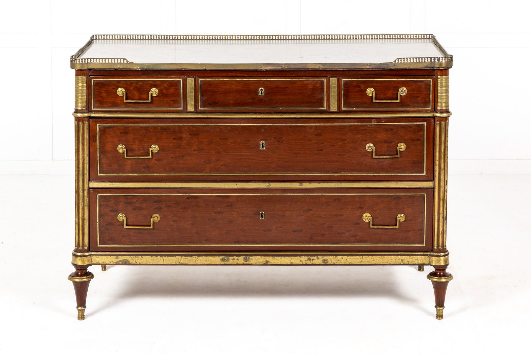 18th Century French Walnut Commode Circa 1790