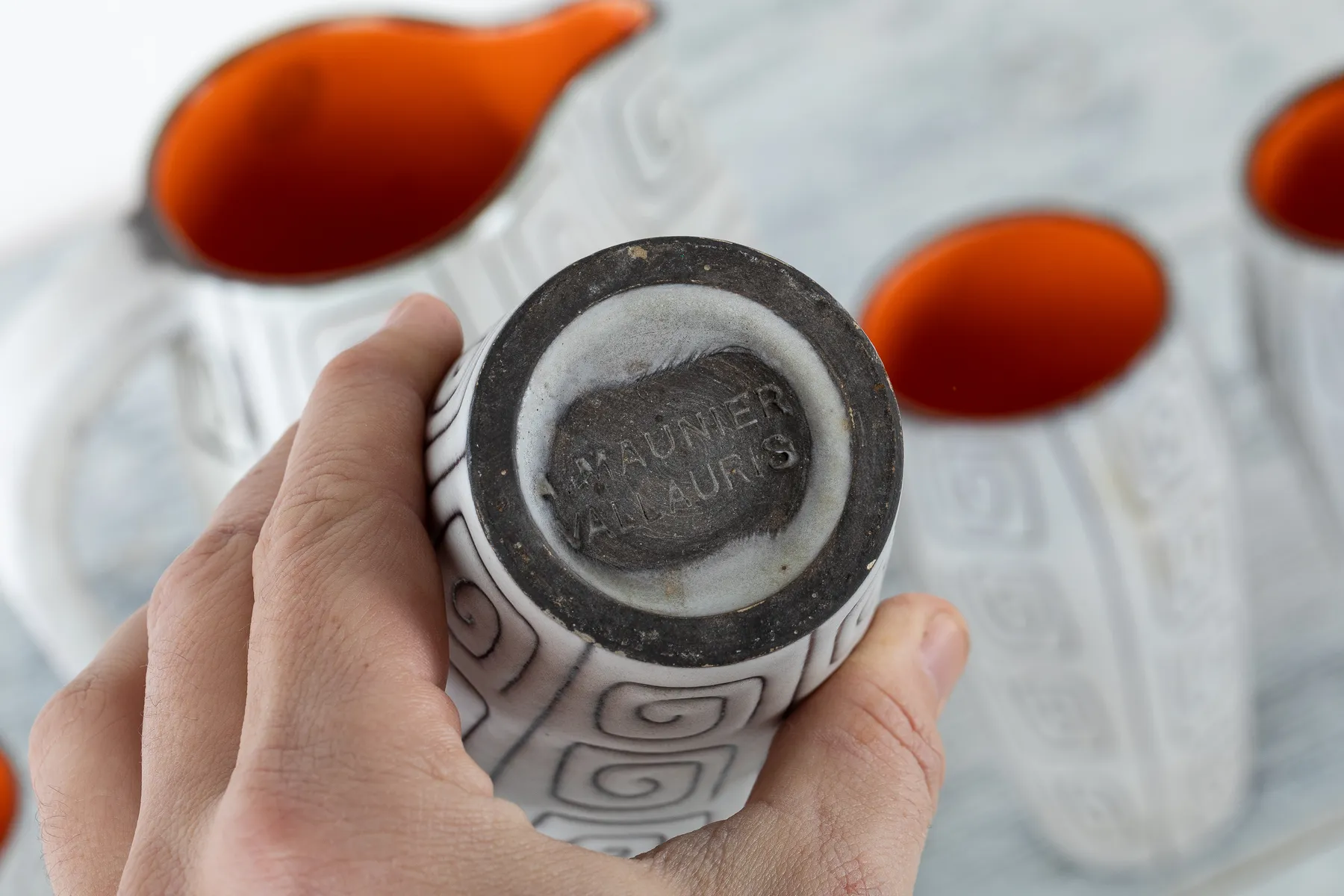 1970s French Set of Jug and Pots