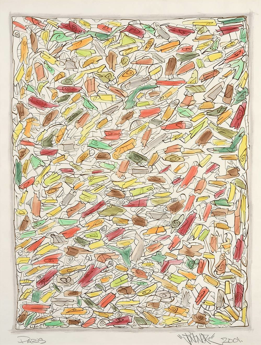 John Perello aka JonOne, Sans Titre, 2001