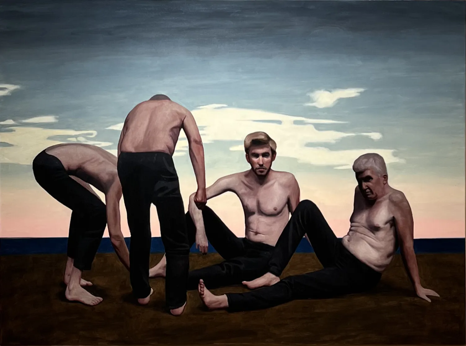 François Malingrëy, Sur la plage, 2018