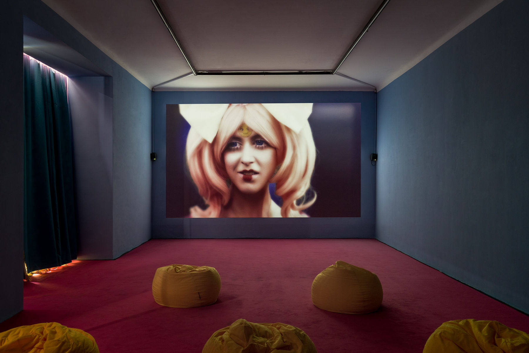 Rachel Maclean, Installation View XXI, Rachel Maclean, i'm 2 happy!, curated by Phoebe Cripps, 2021