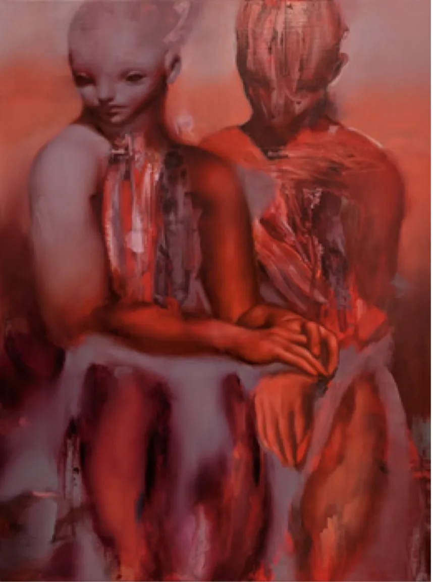 Théo Viardin, Study for a wound, IV, 2026