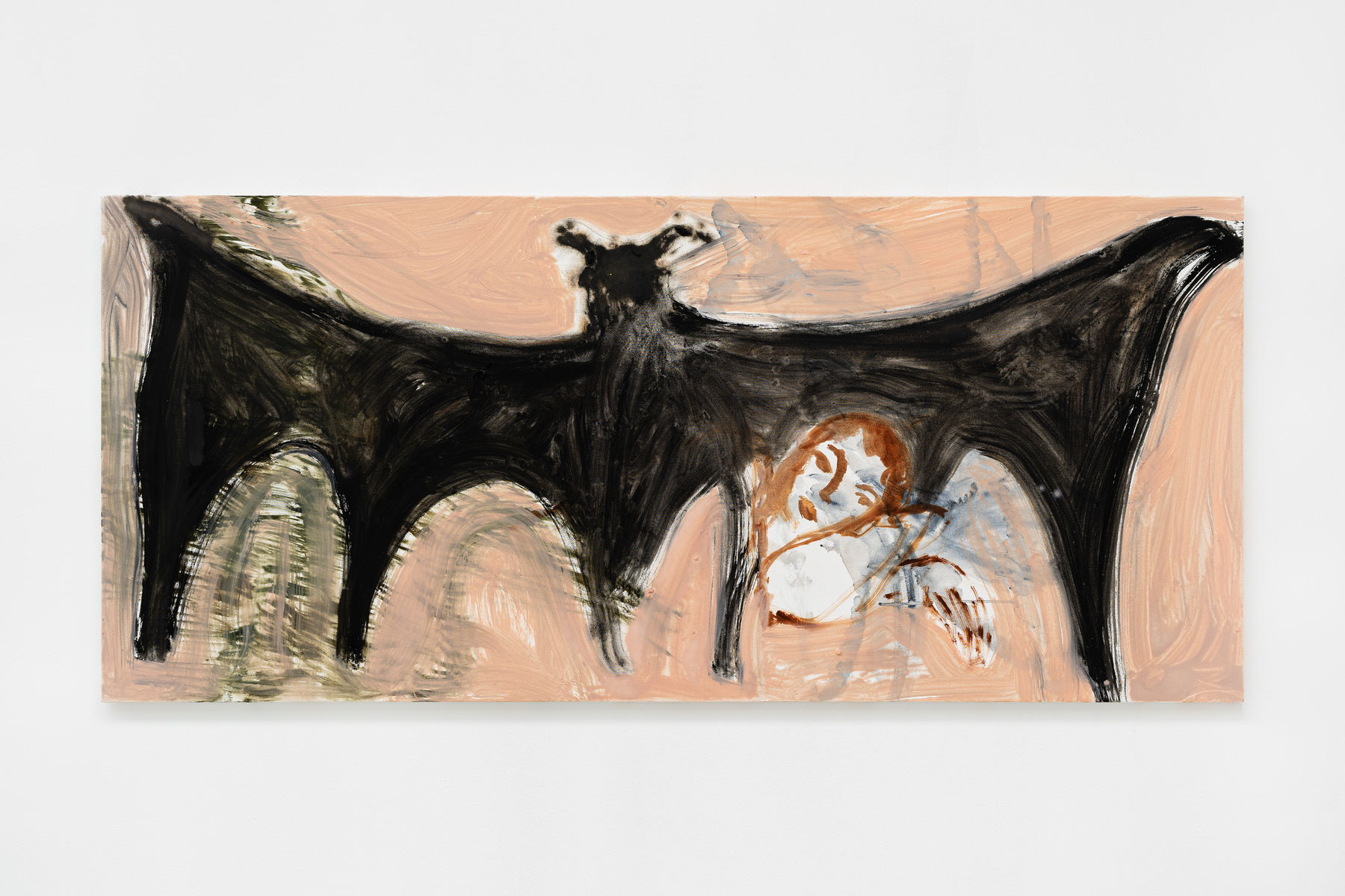 Faye Wei Wei, Beautiful Bat (Night Spreads Like Ink), 2022