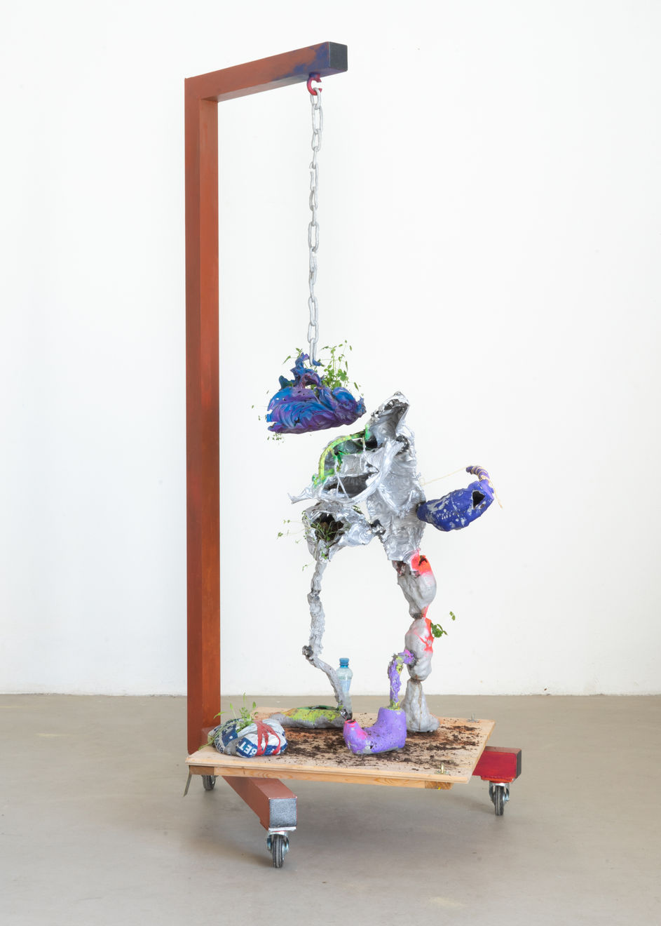 Karl Karner, the sheep is hanging , 2021