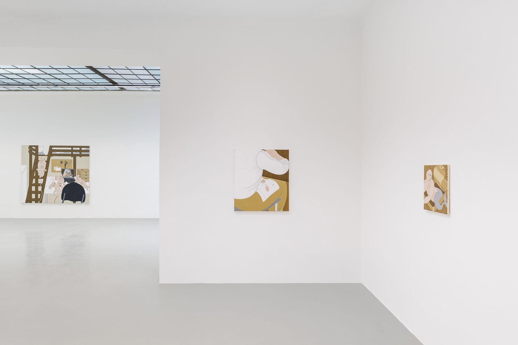 Alexander Basil, Installation View, The week stretching out in front of you, 2022