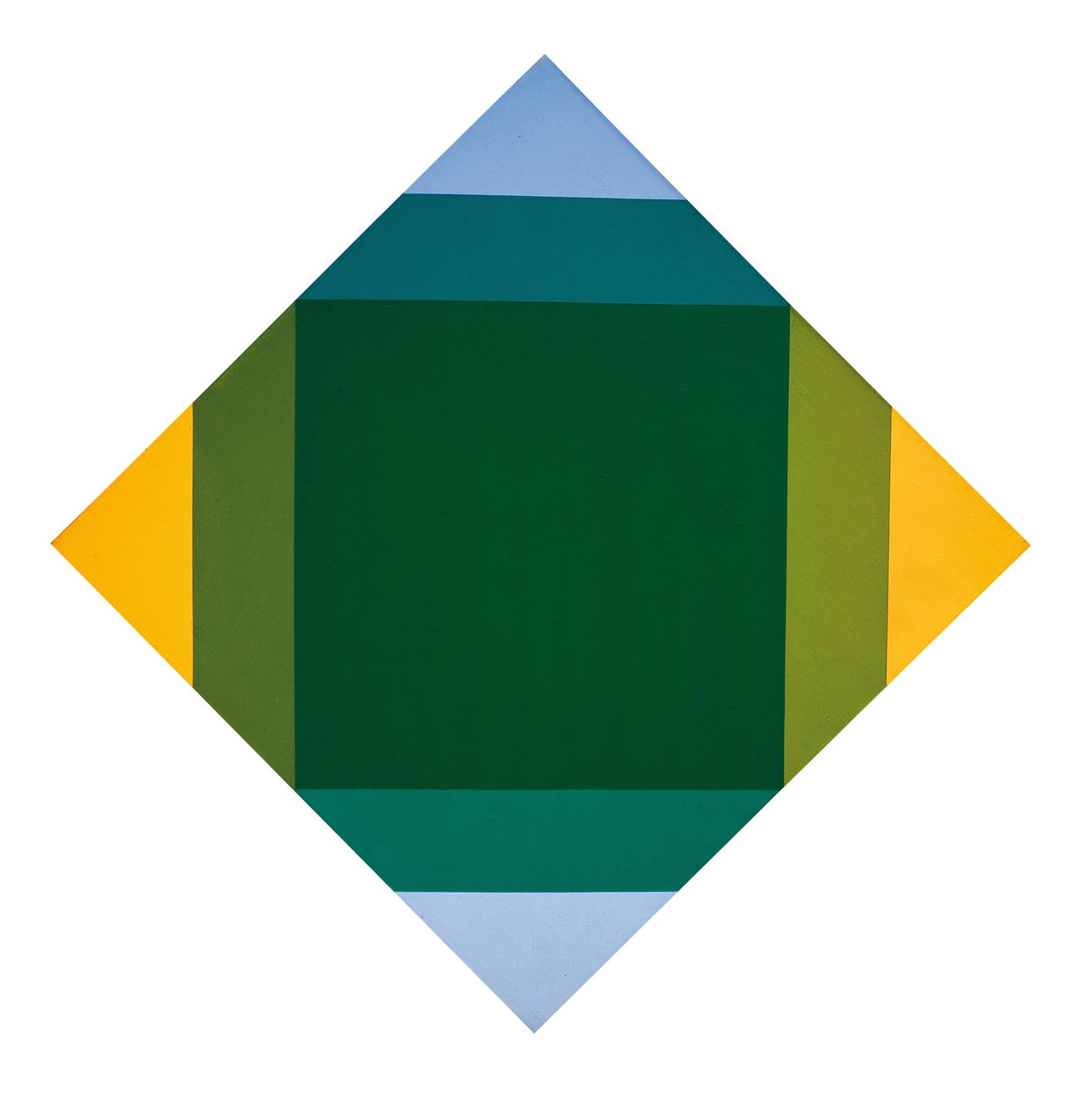 Max Bill, zerstrahlung von grün, 1972-1974