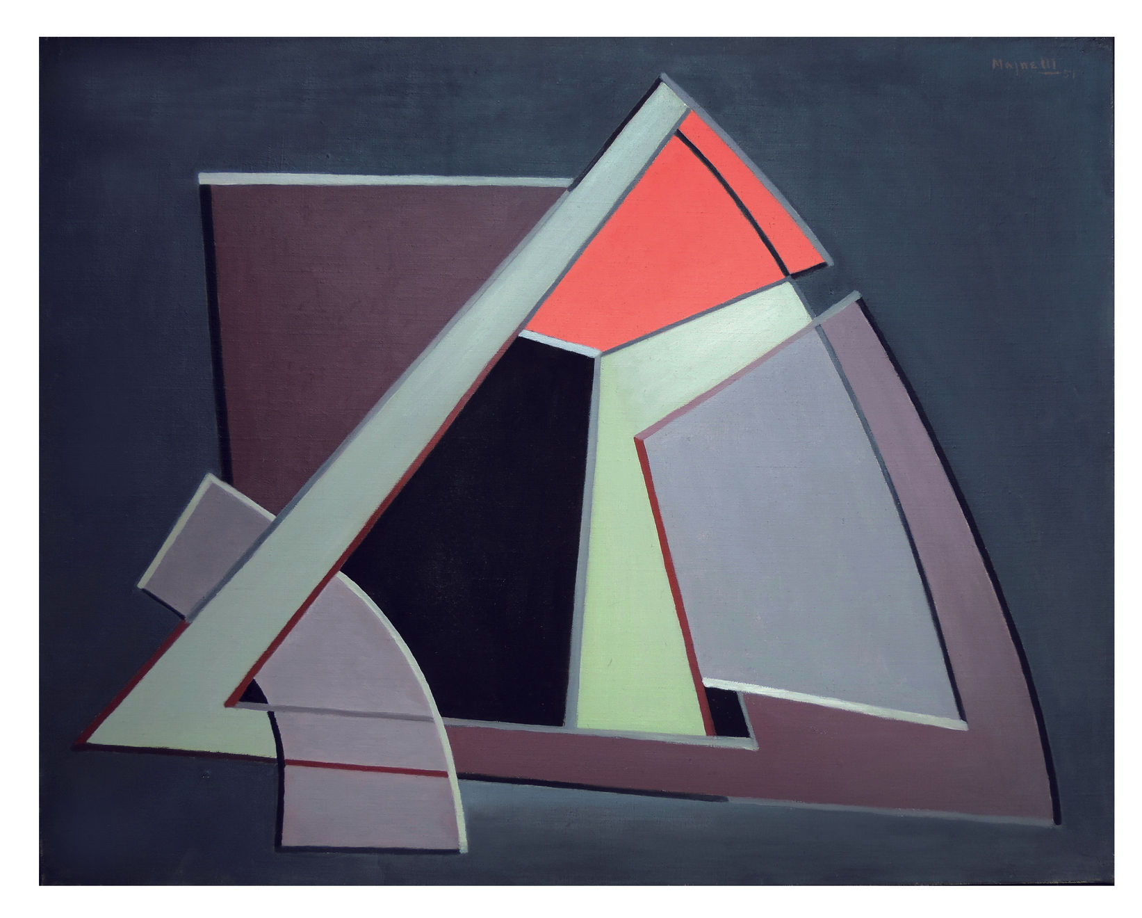 Alberto Magnelli, Raisonnement, 1951