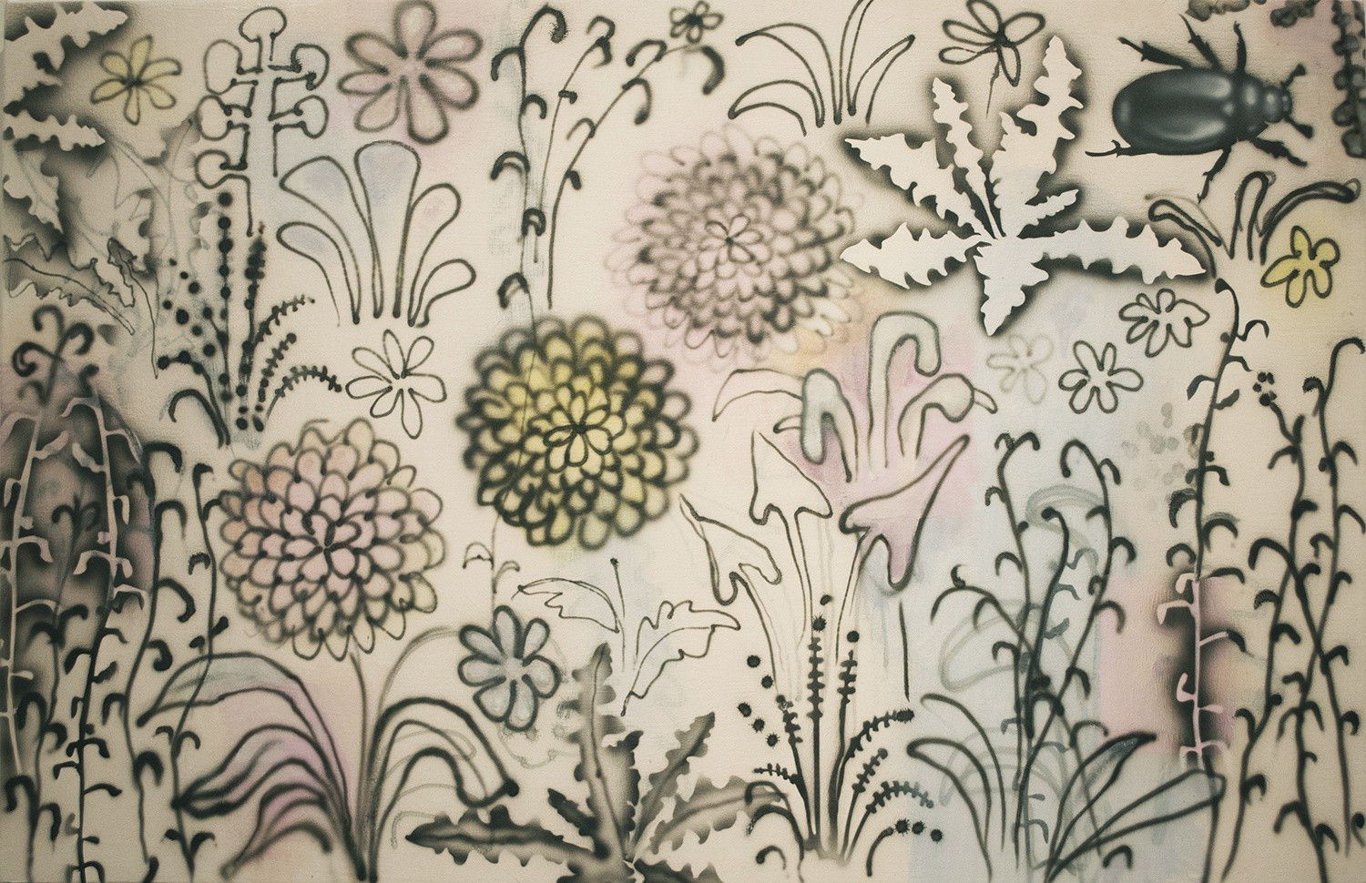 Joseph Peragine, Pink Meadow 2 , 2018