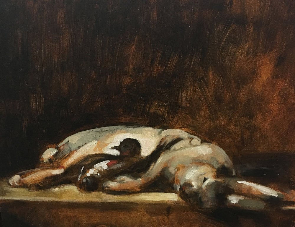 Joseph Peragine, After the Hunt: Grey Hare, 2018