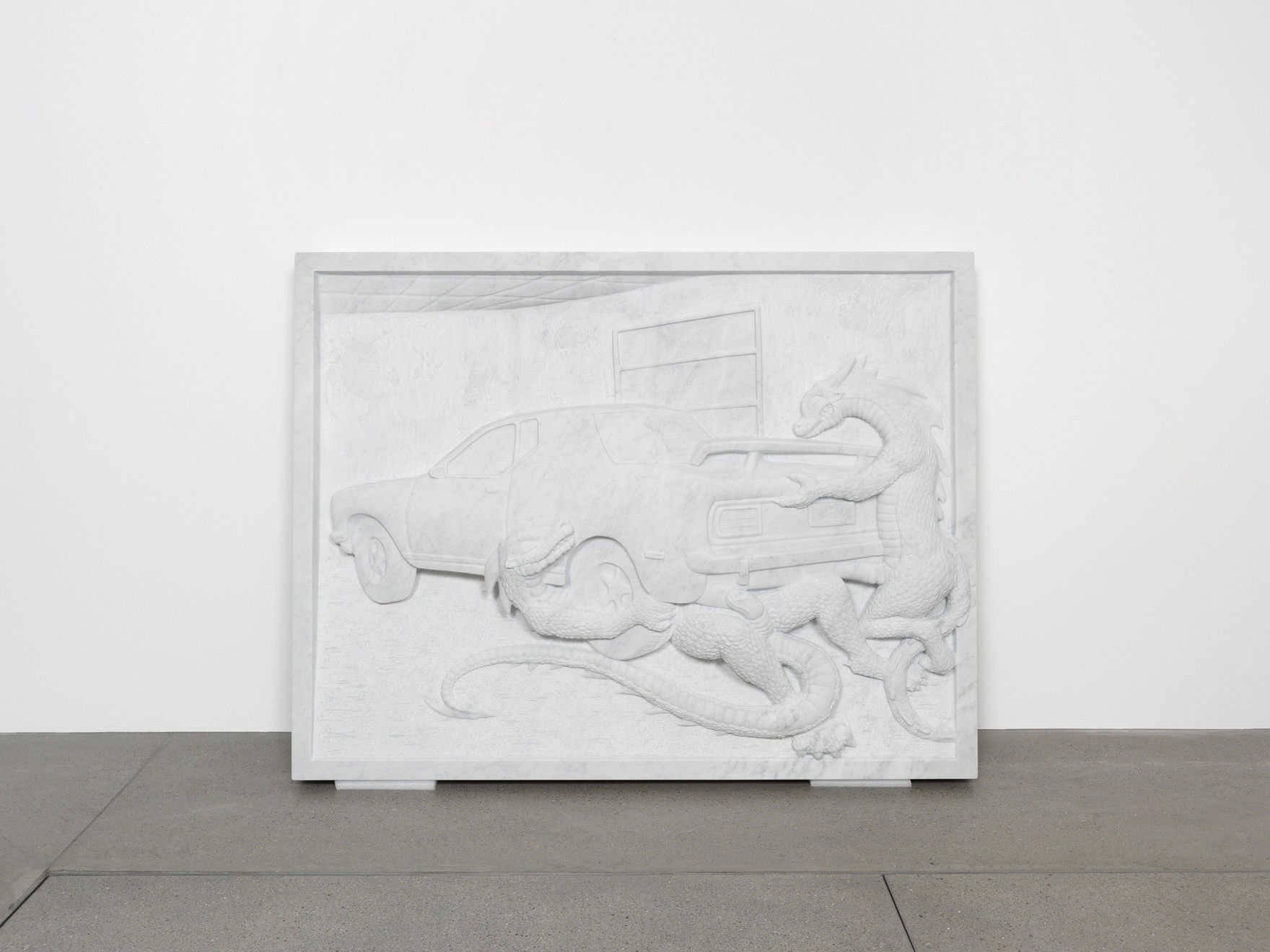 Jon Rafman, Dragons Fucking Car II (Relief), 2016