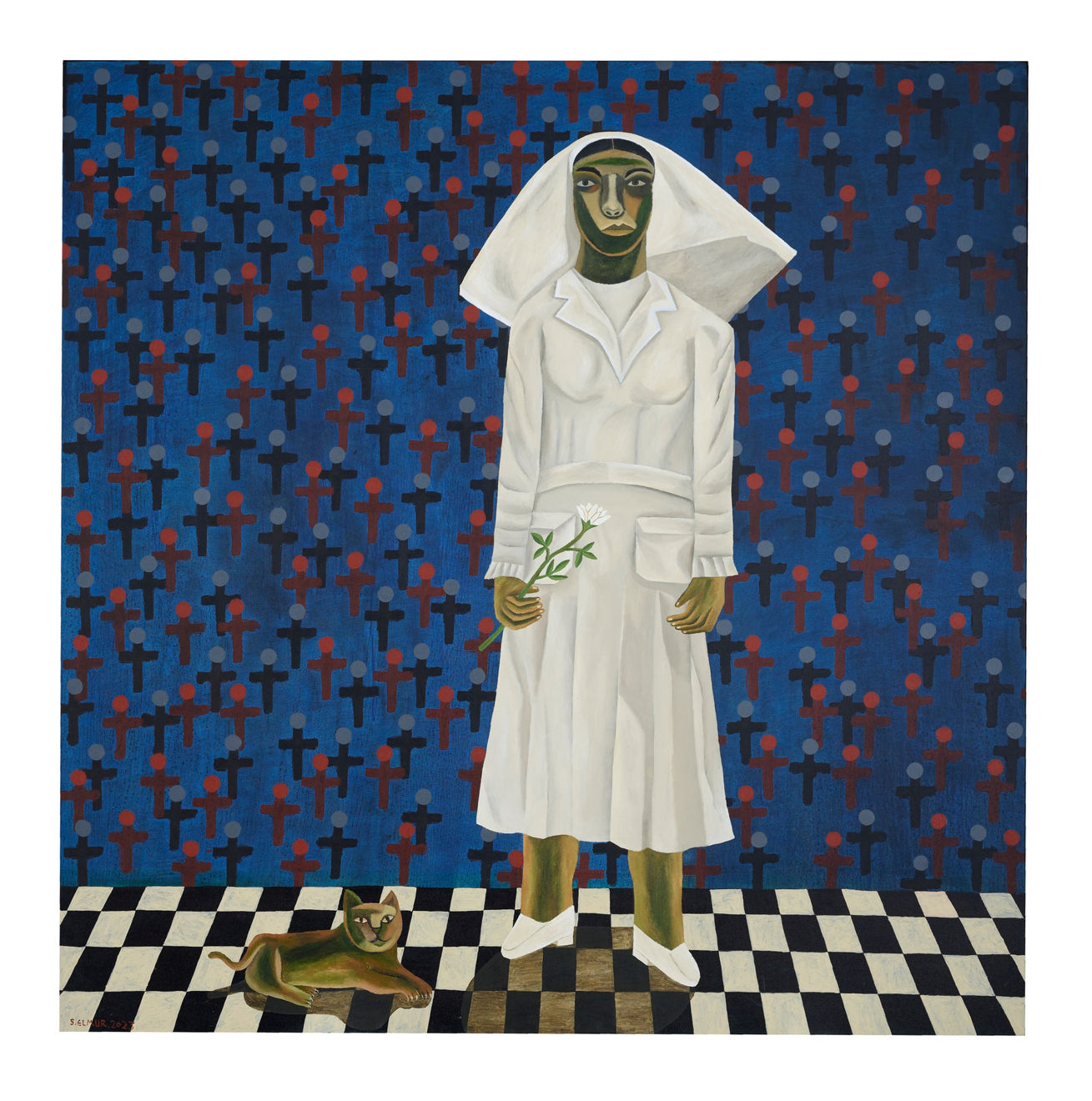 Salah Elmur, White Jasmine, 2023