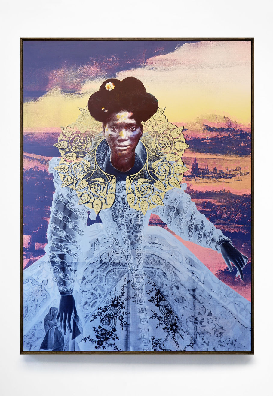 Raphaël Barontini, The Lewoz Queen, 2022