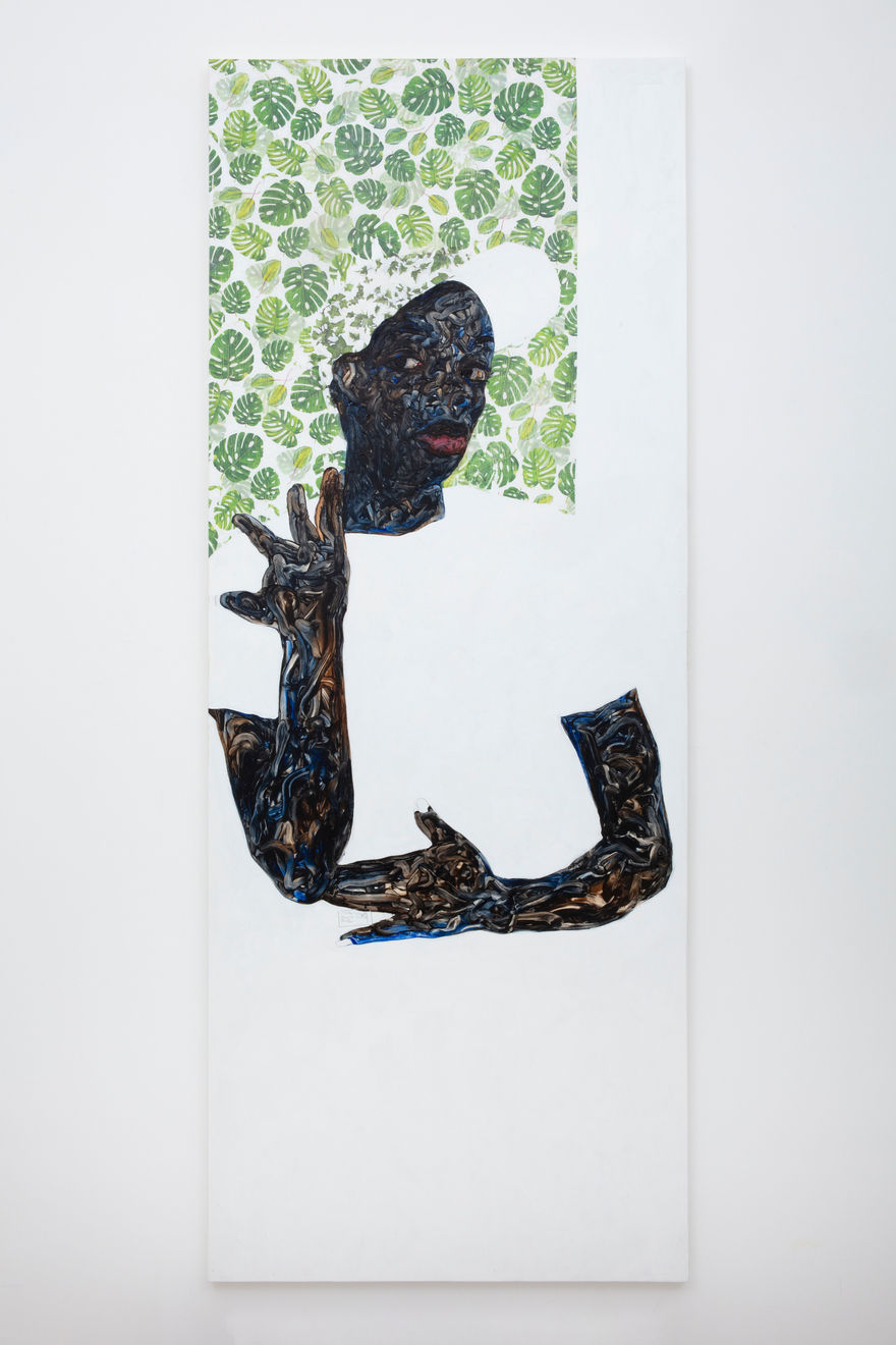 Amoako Boafo, Ivy Leaf Cap, White Nail Polish, 2024