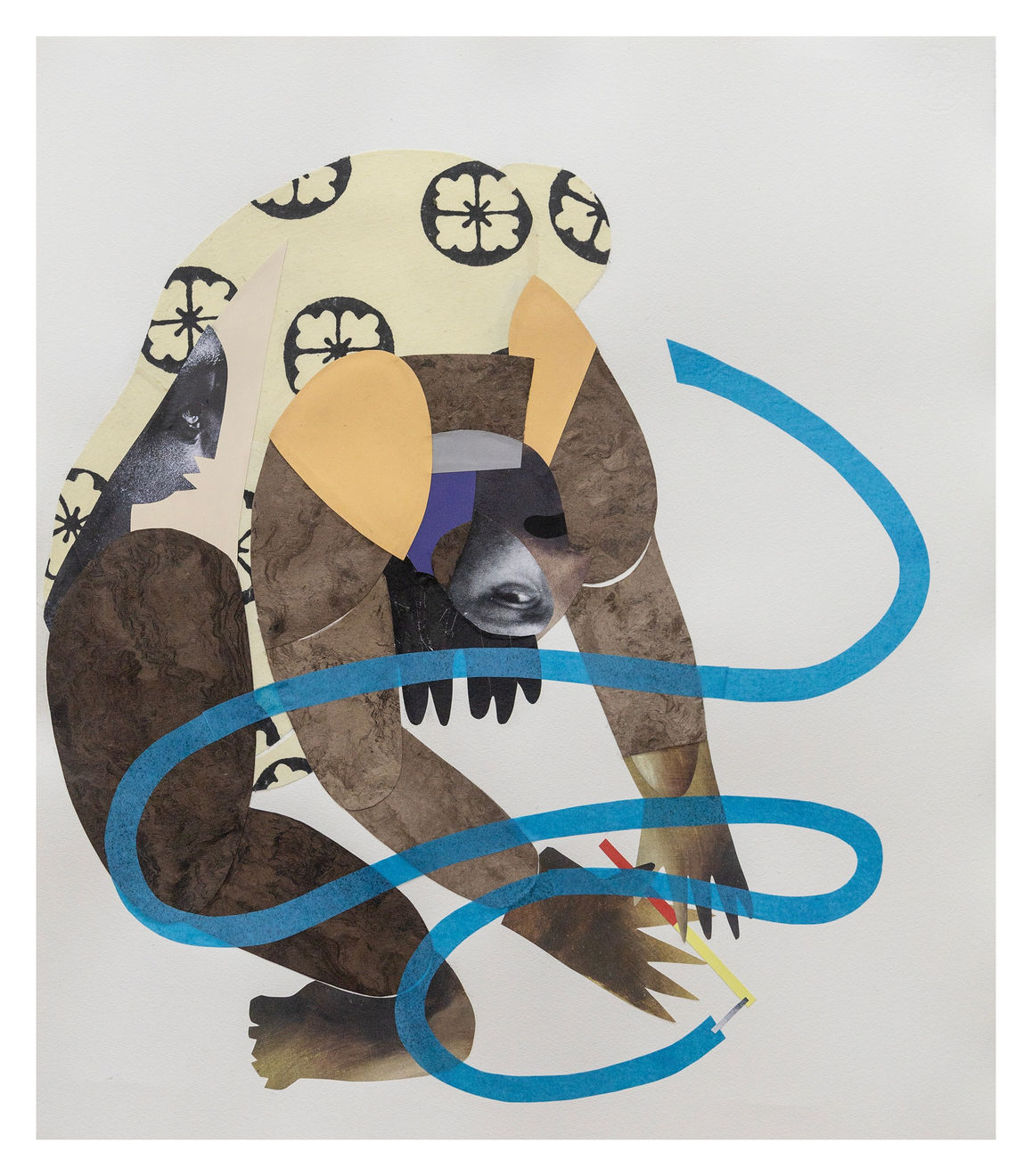 Clotilde Jiménez, La Danza de Listón (Azul), 2023