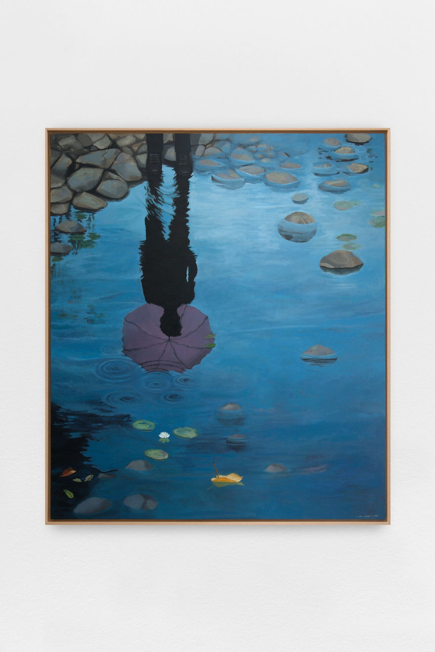 Ian Mwesiga, Canopy: Shadow with an umbrella, 2025