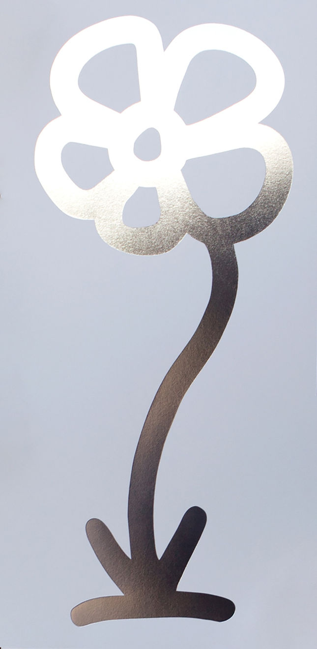 Michael De Feo, 25th Anniversary (Silver) Flower Print, 2018