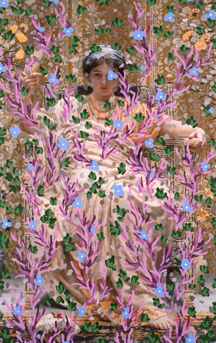 Michael De Feo, Untitled (A Revery by Albert Joesph Moore, 1892), 2018